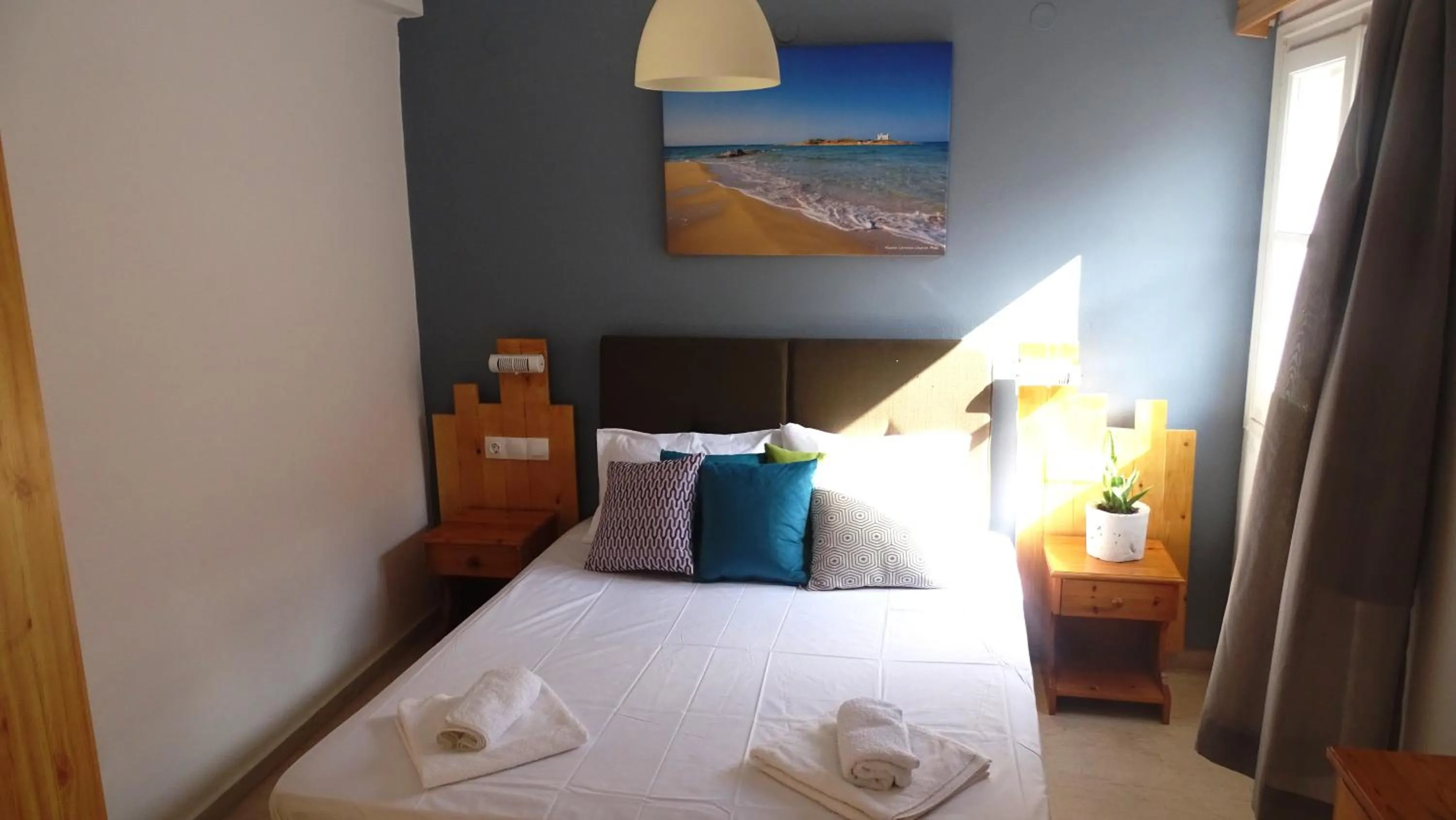 Bed in Malia Boutique Studios