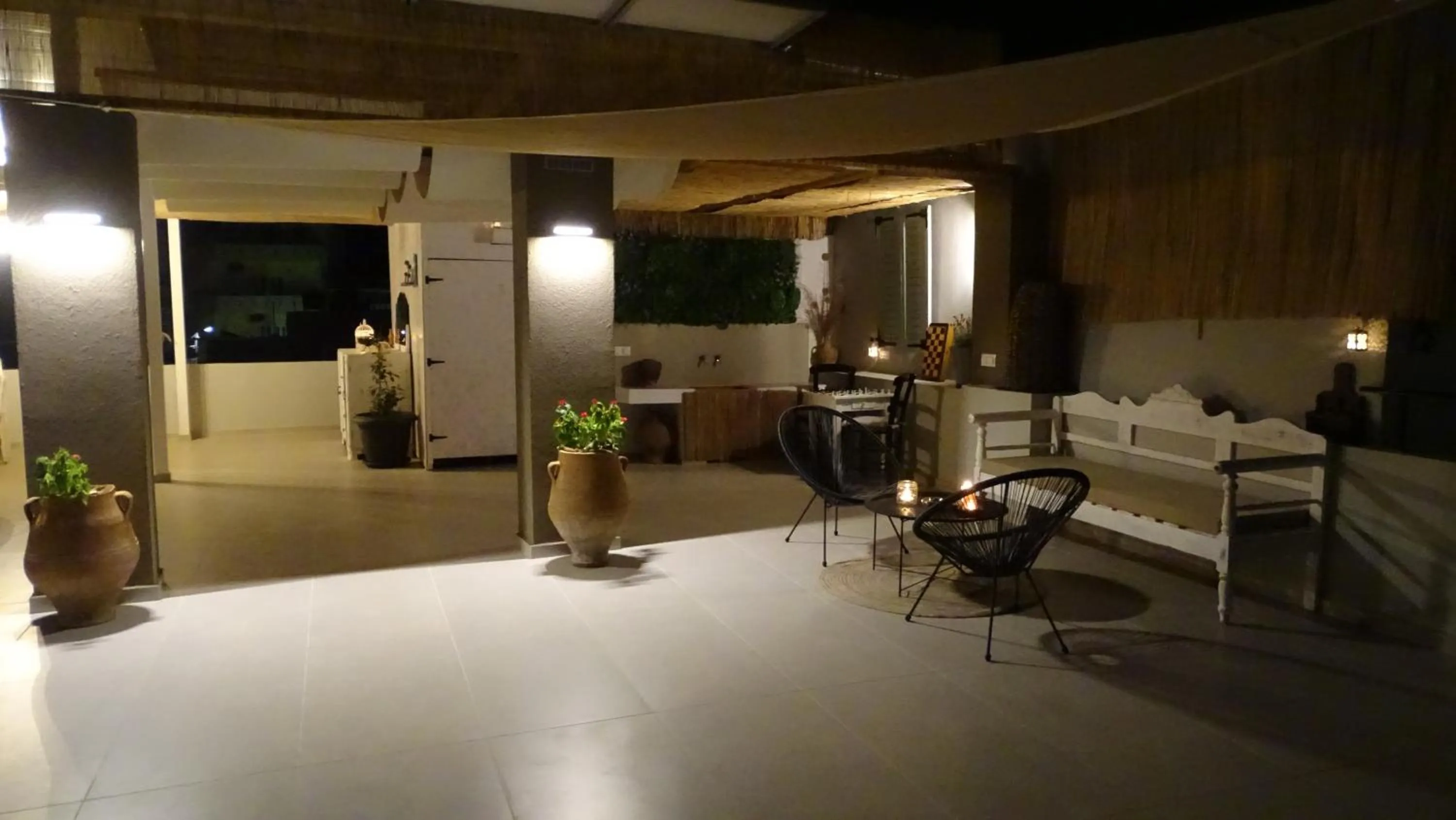 Seating area in Malia Boutique Studios