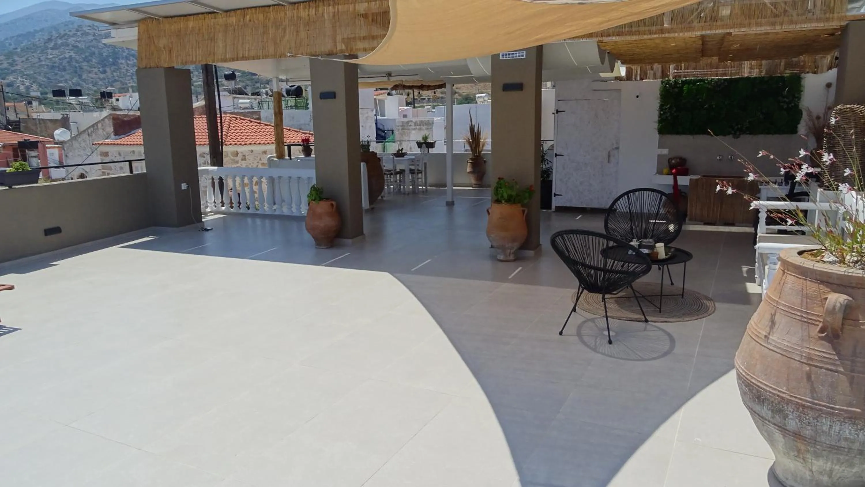 Patio in Malia Boutique Studios