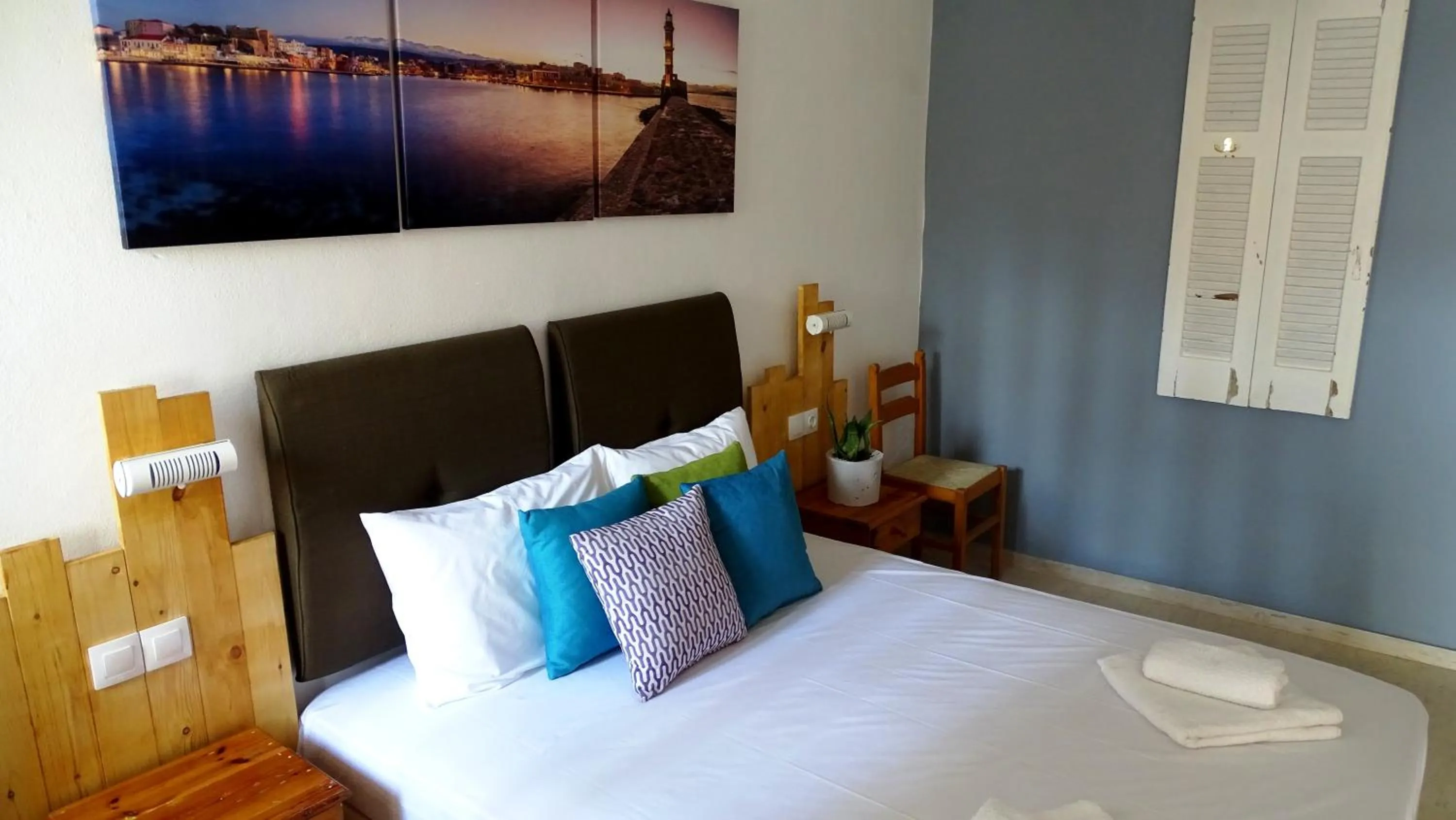 Bed in Malia Boutique Studios