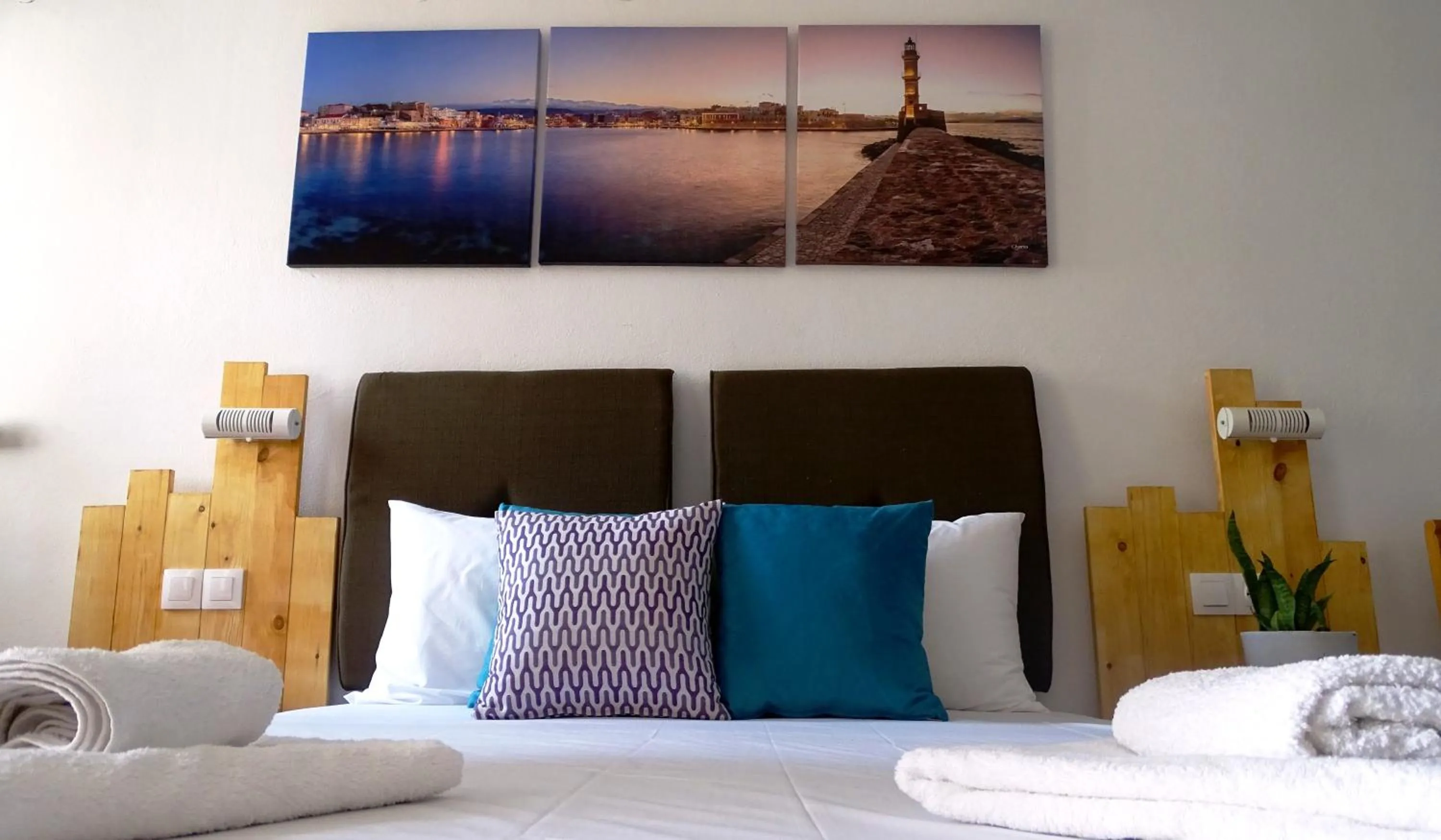 Bed in Malia Boutique Studios