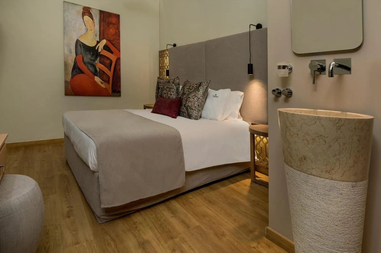 Bed in ELG Contessa Boutique Hotel