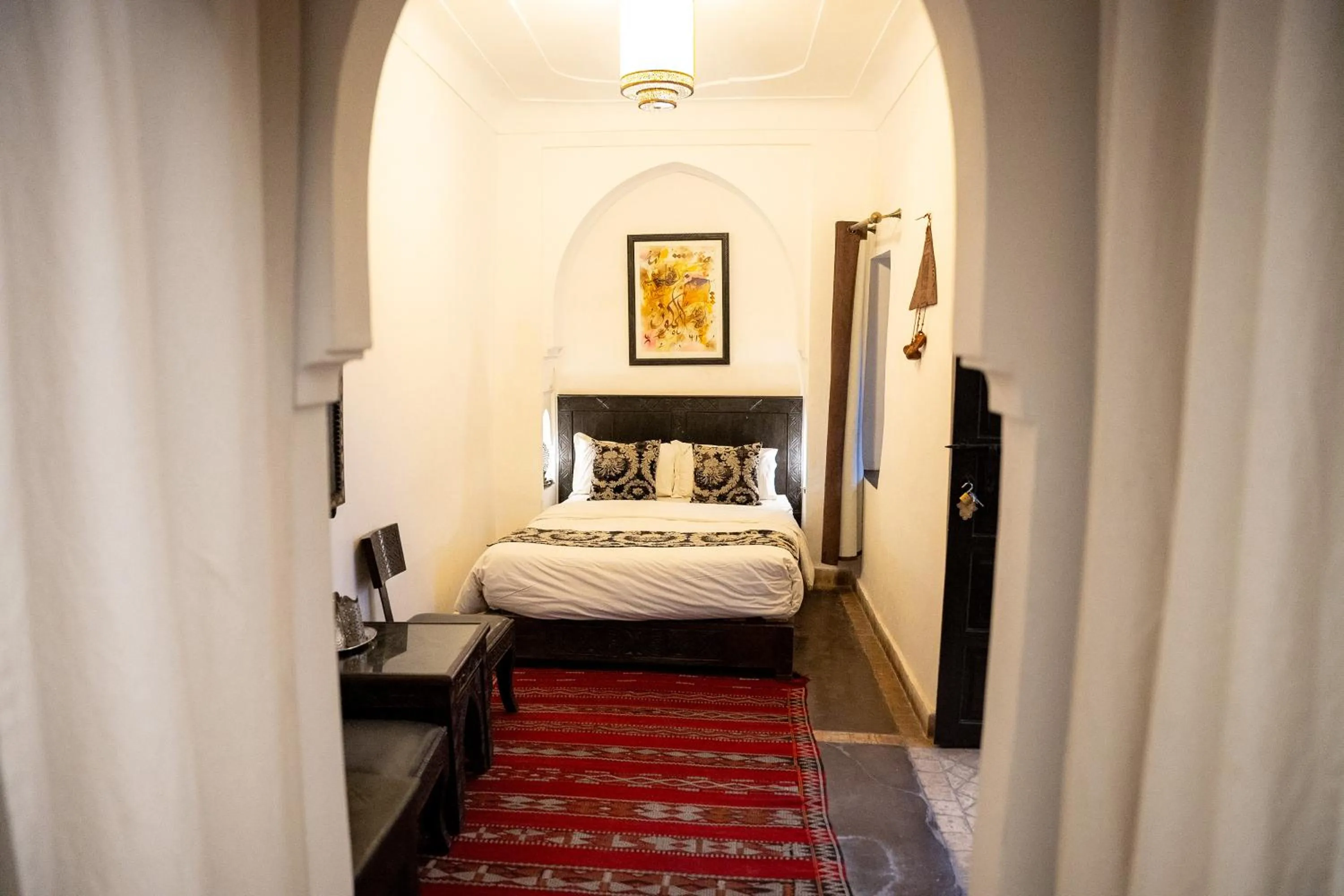Bed in Riad Maud