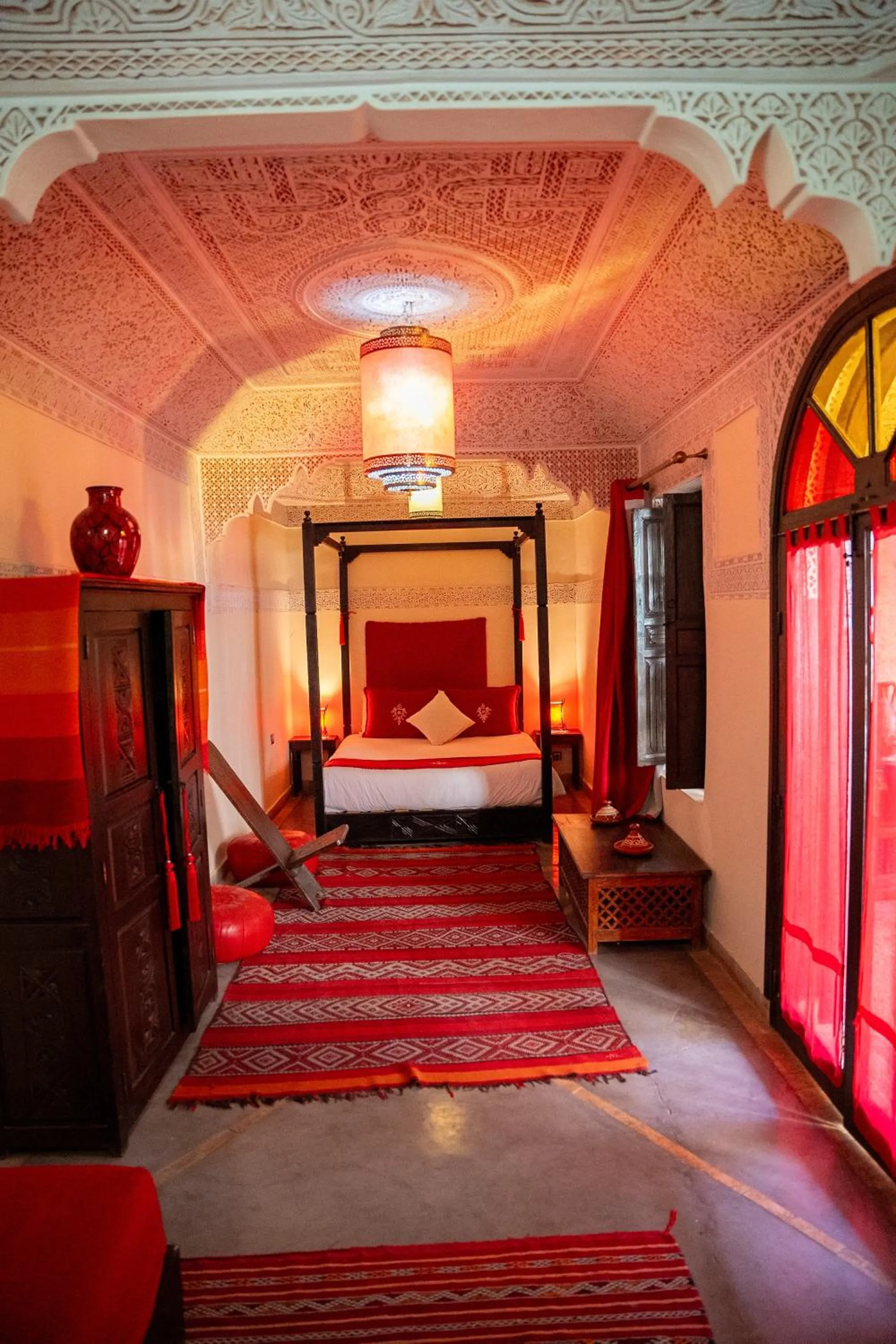 Bed in Riad Maud