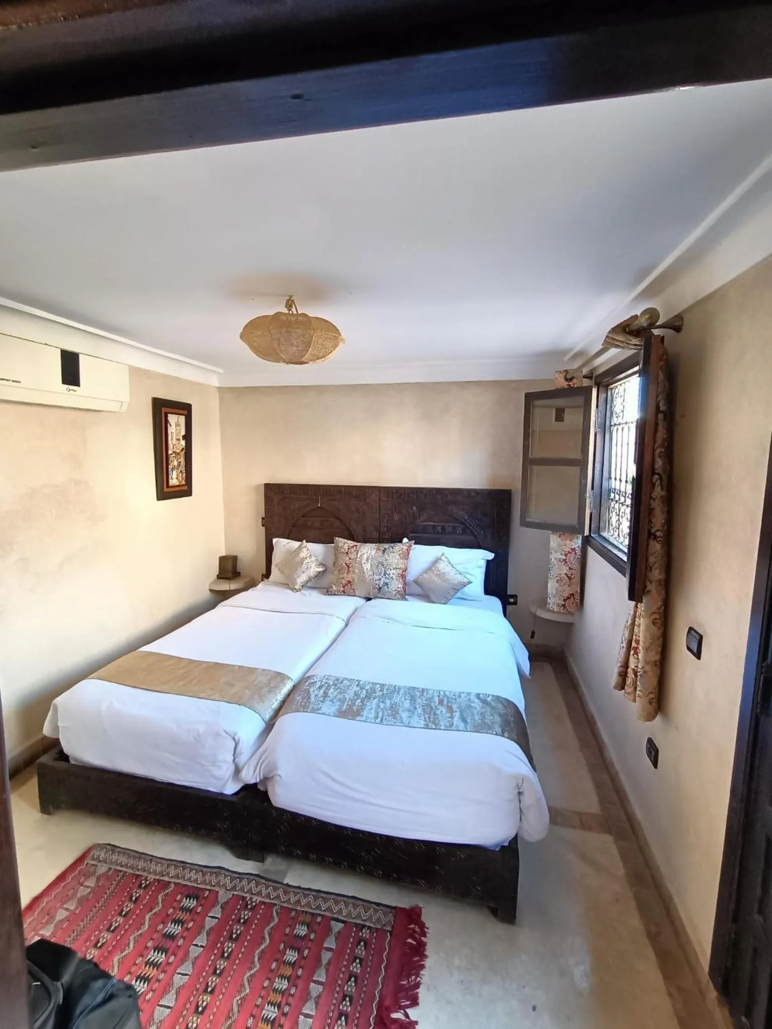 Bed in Riad Maud