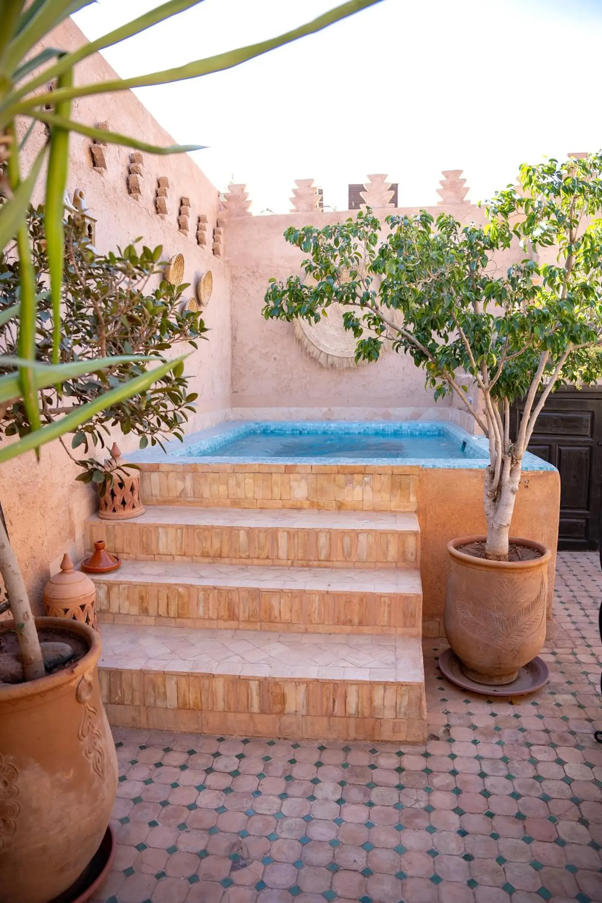 Swimming pool in Riad Maud Swimming pool in Riad Maud