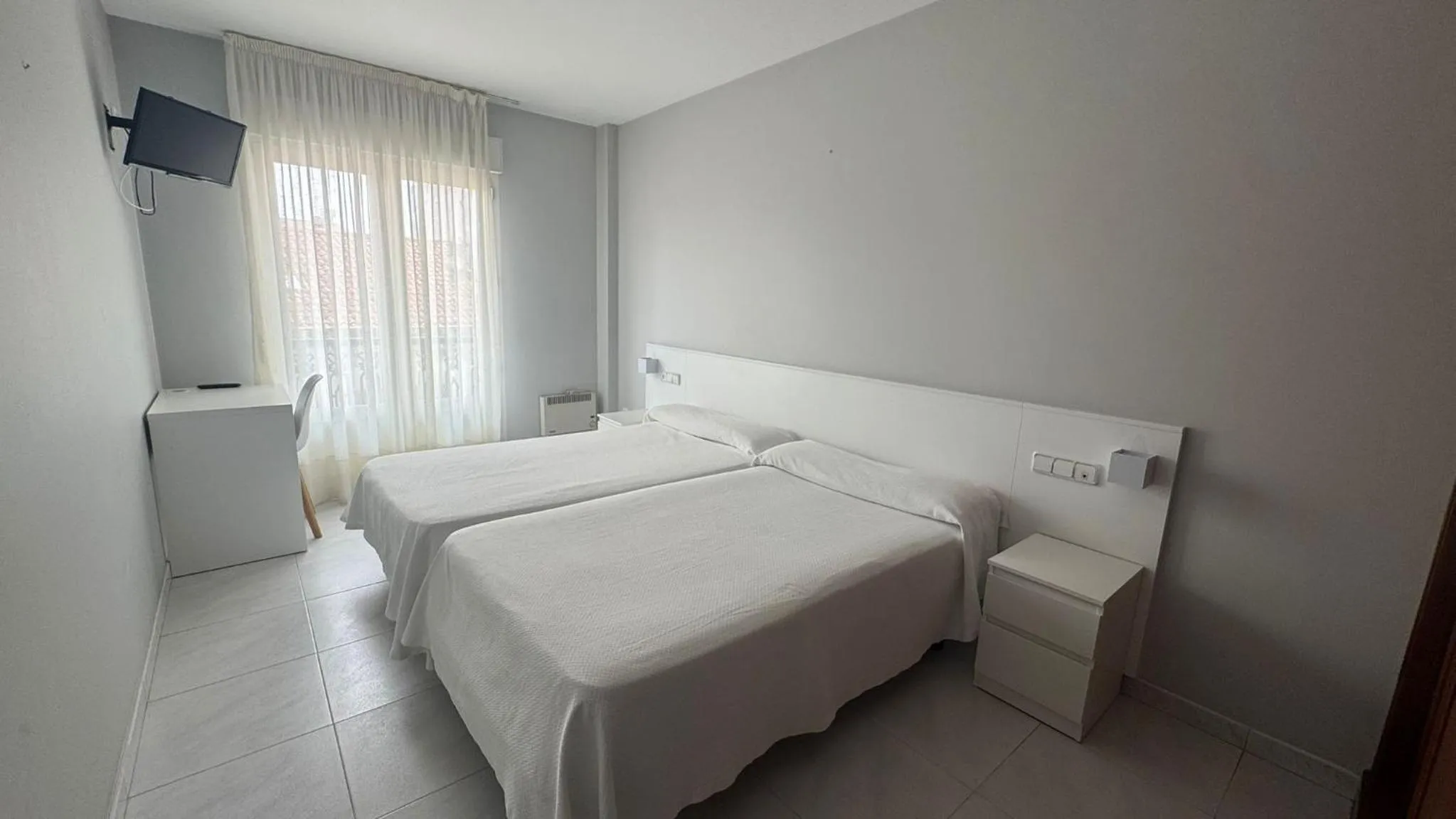 Bed in Hotel Bradomin