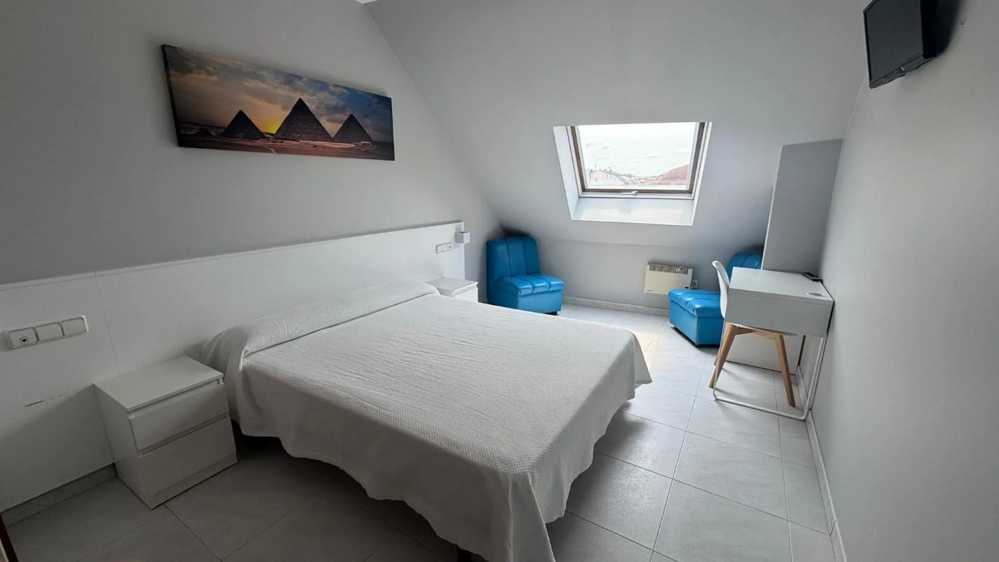 Bed in Hotel Bradomin