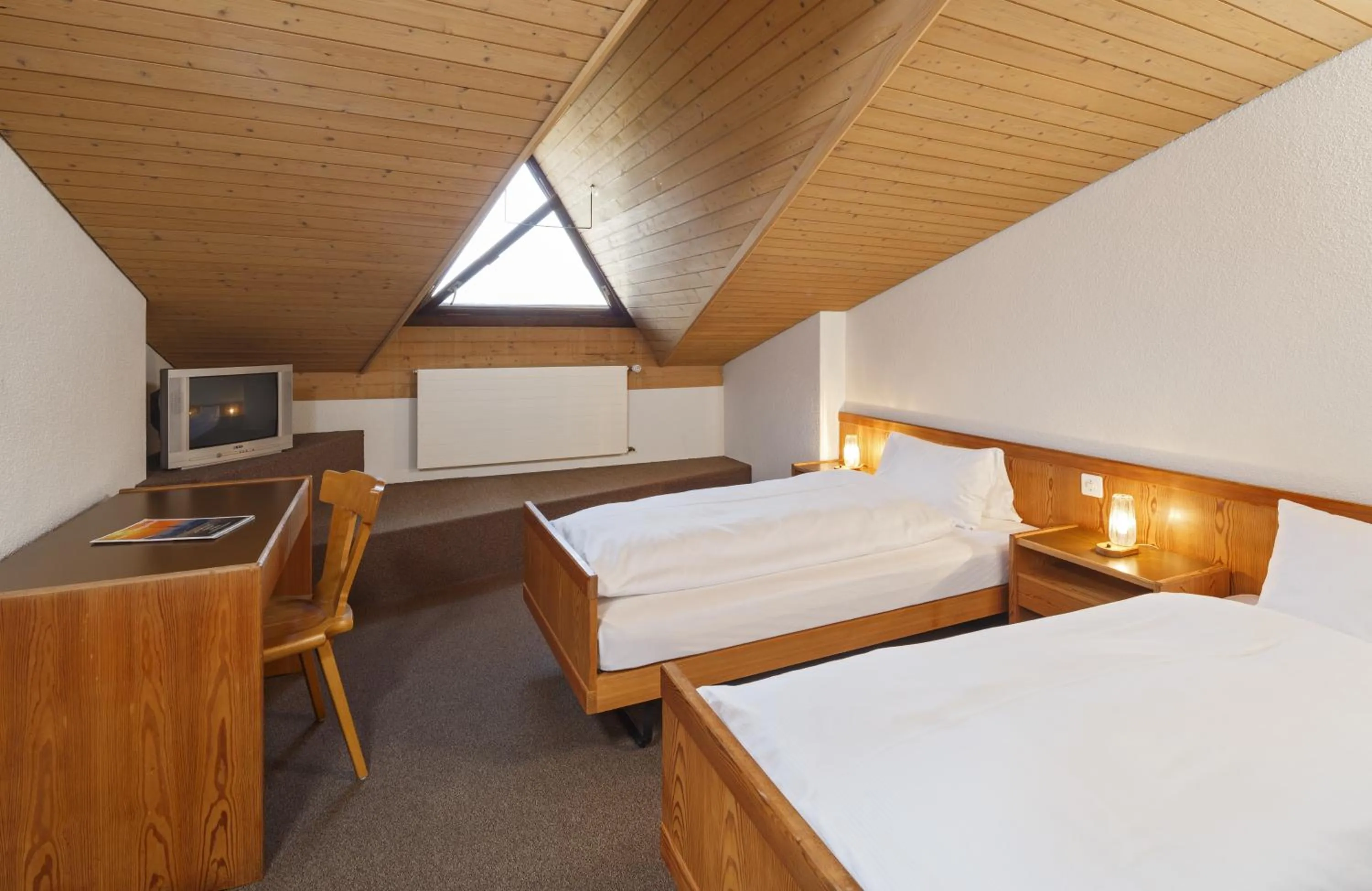 Photo of the whole room, Bed in Hotel & Restaurant Chärnsmatt