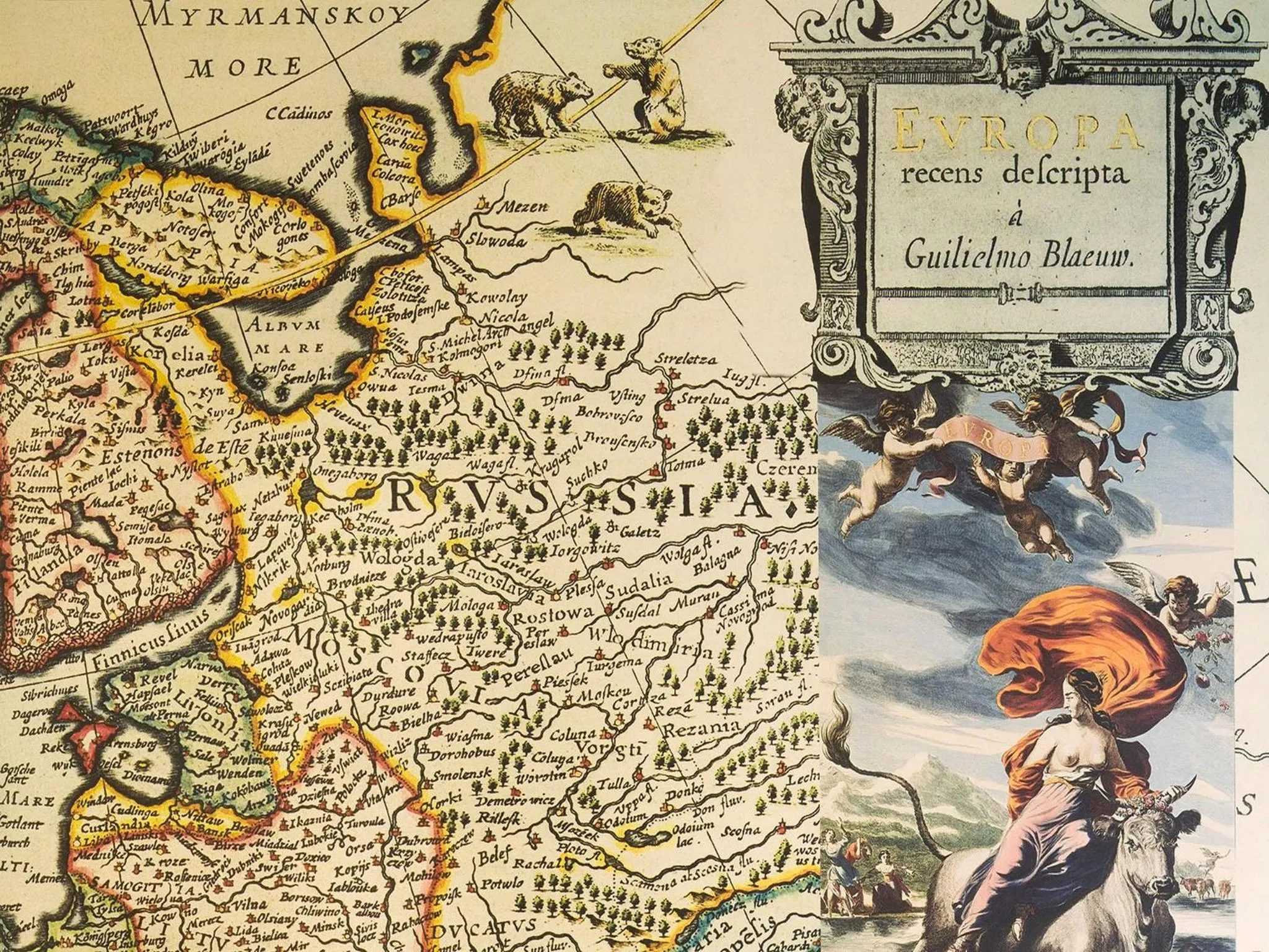 Decorative detail in Hôtel du Continent