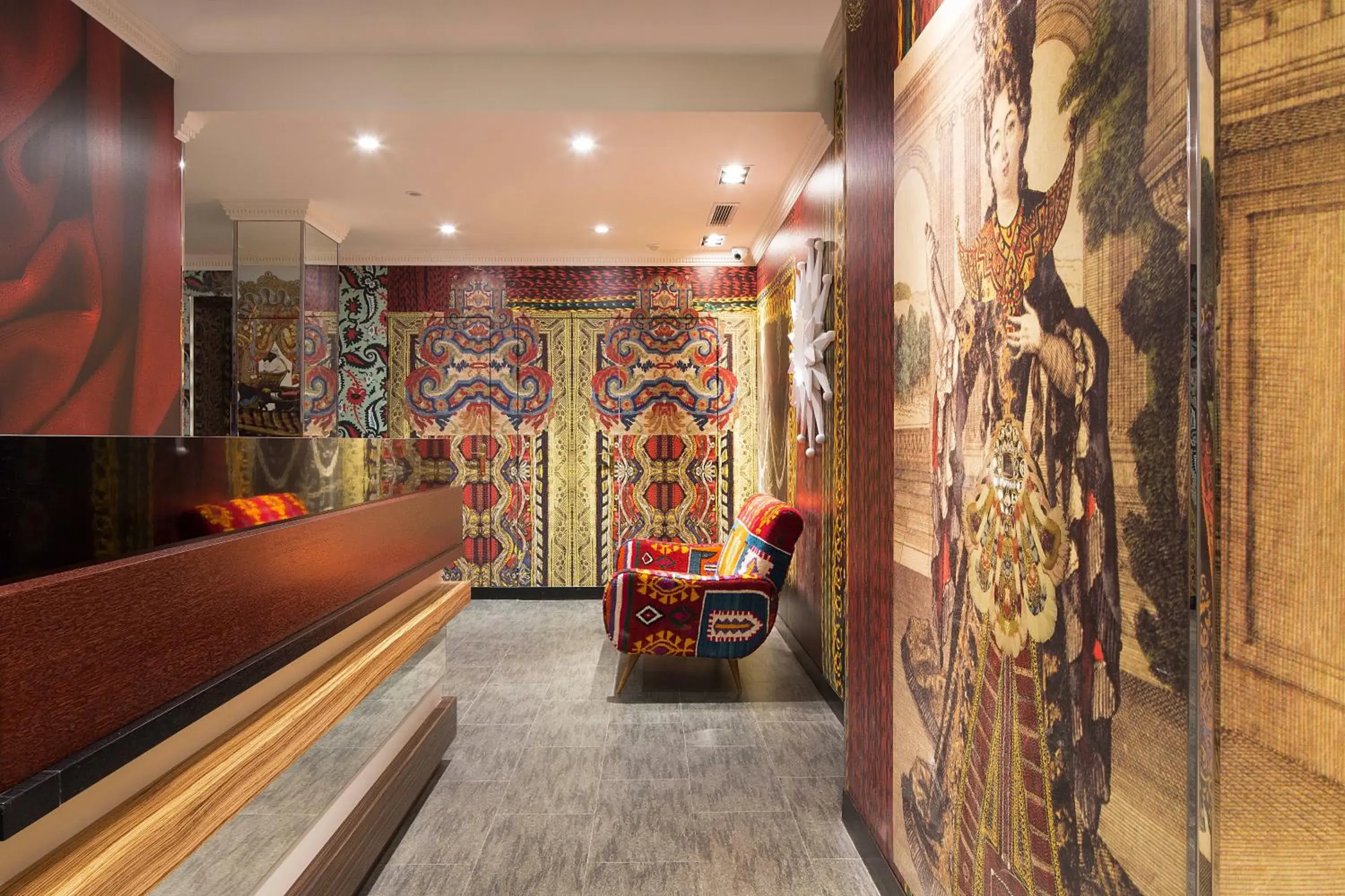 Lobby or reception in Hôtel du Continent Lobby or reception in Hôtel du Continent