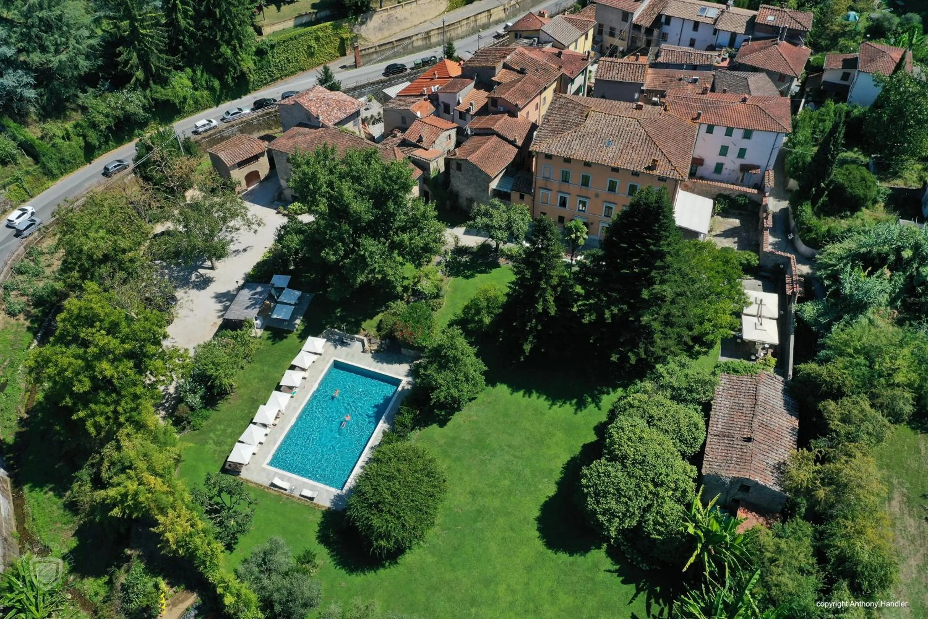 Bird's eye view in Relais Corte Rodeschi