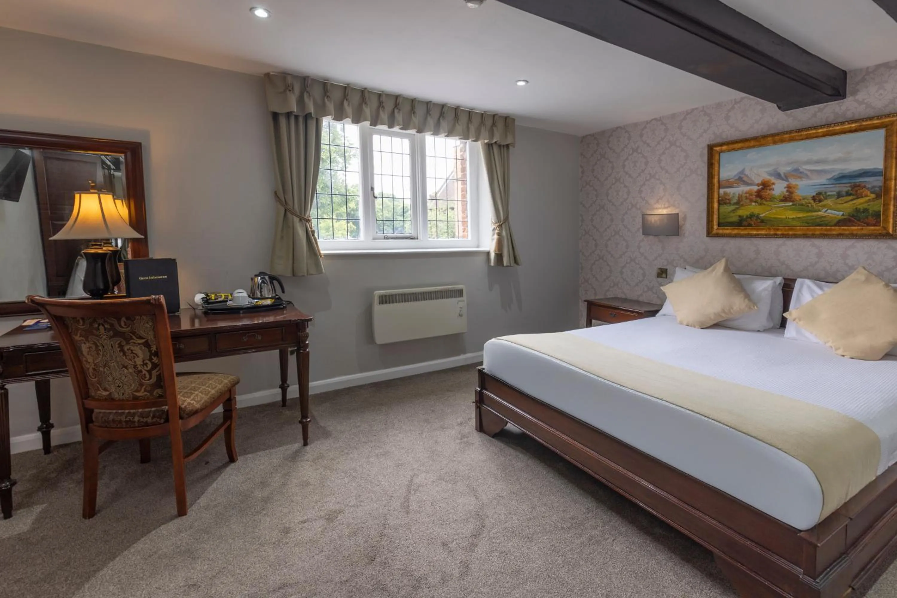 Bedroom, Bed in Castle Bromwich Hall Hotel, BW Signature Collection by Best Western