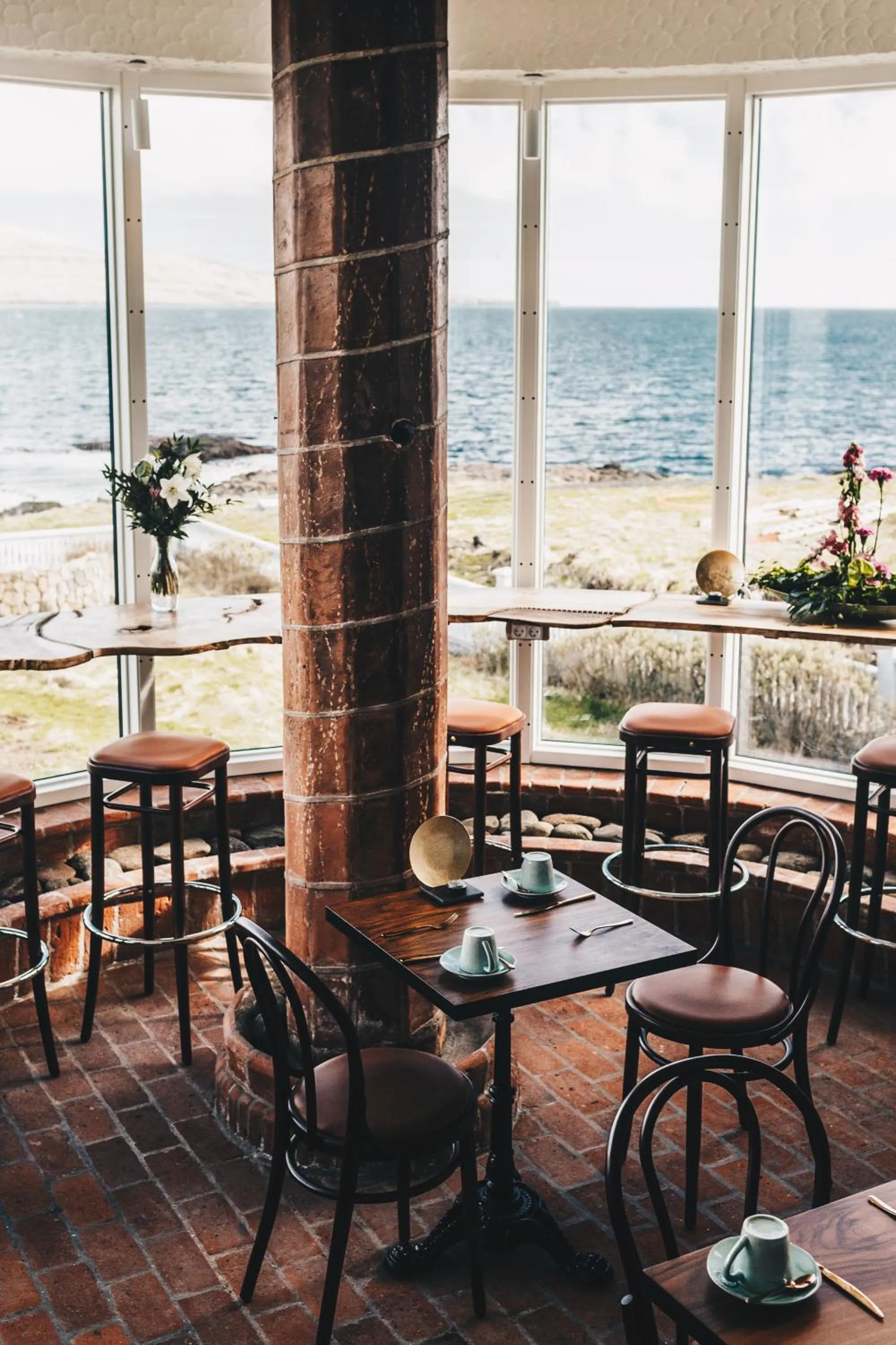 Living room in Havgrim Seaside Hotel 1948