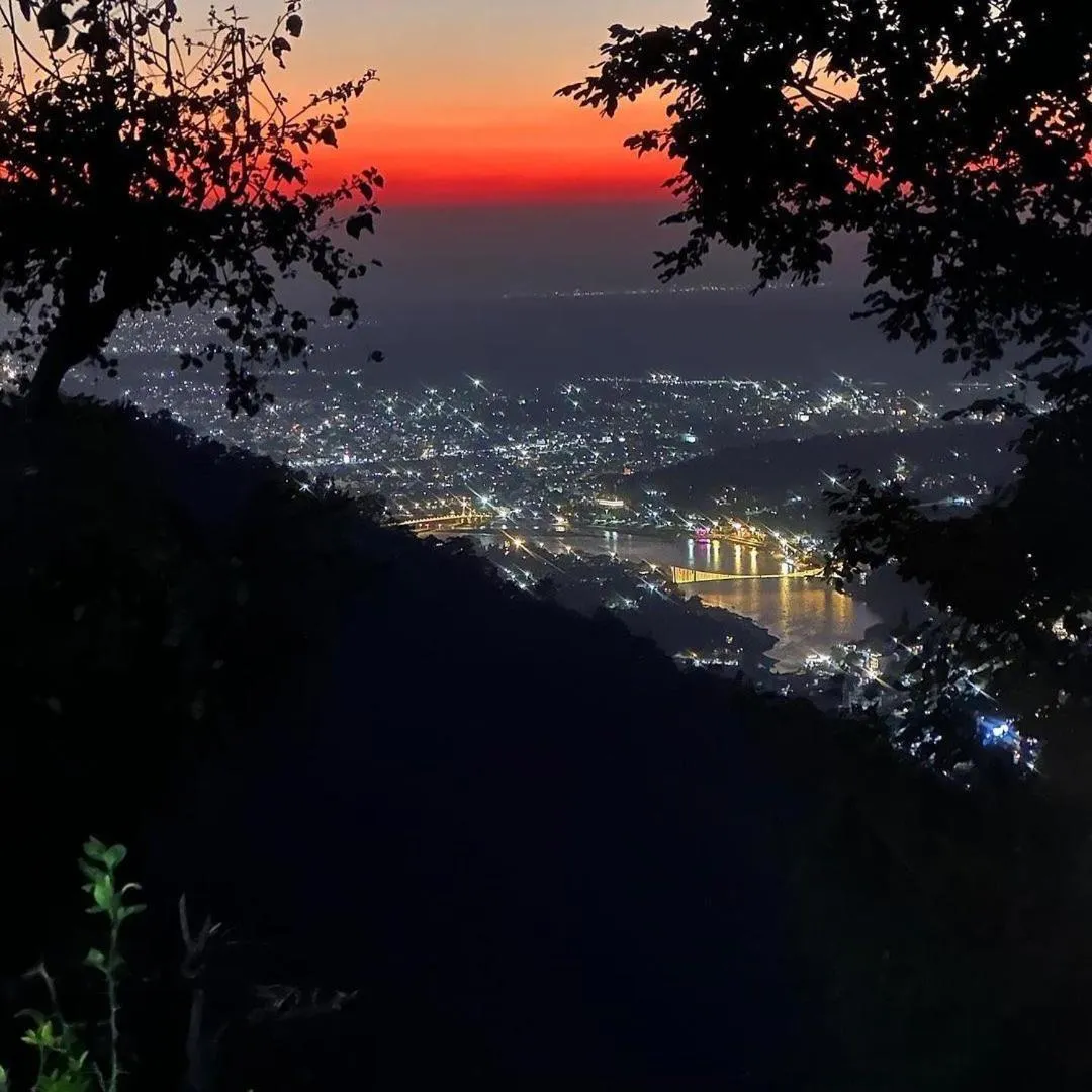 Night in Skyard Hostel Rishikesh Laxman Jhula