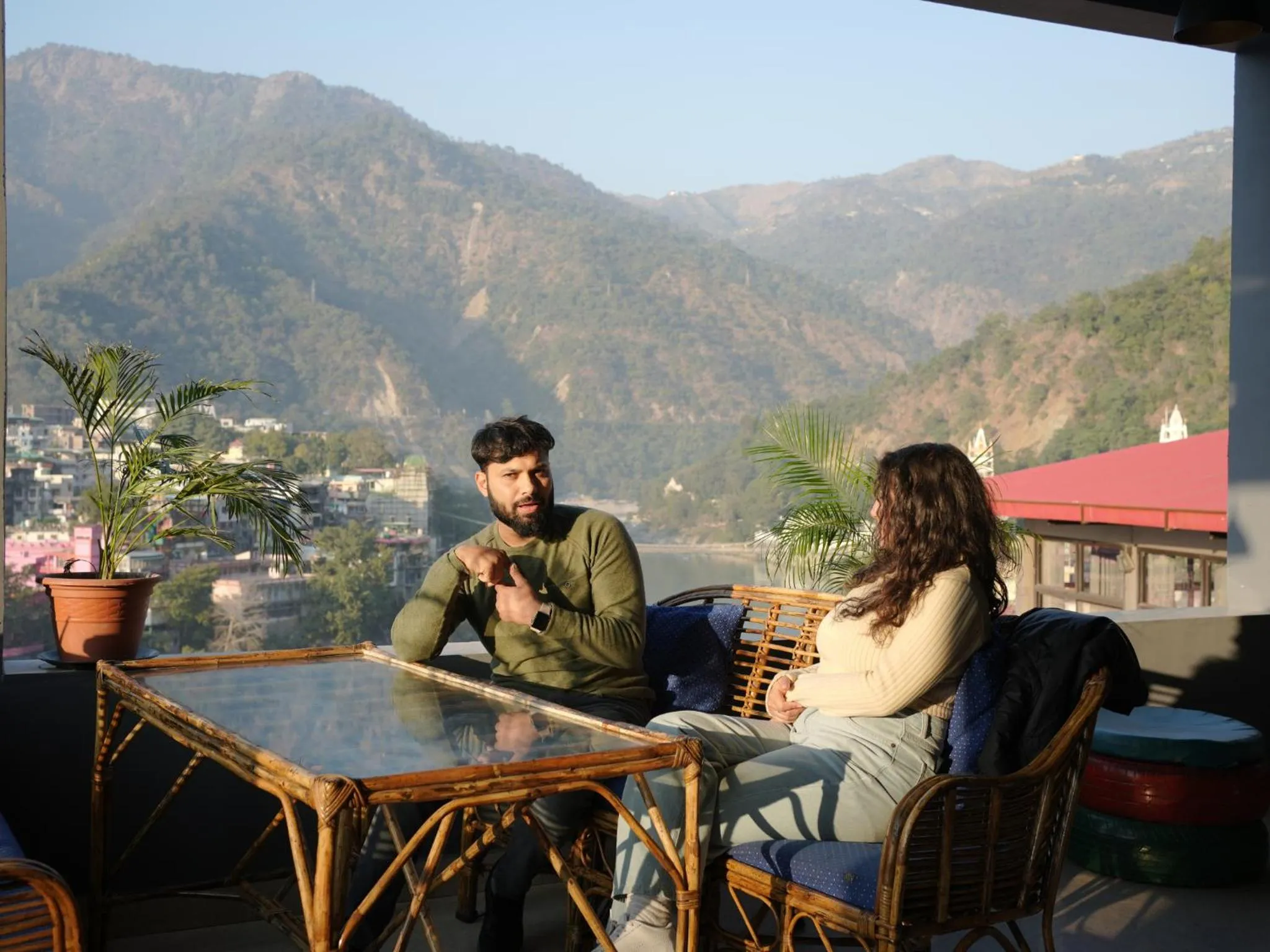 Day in Skyard Hostel Rishikesh Laxman Jhula