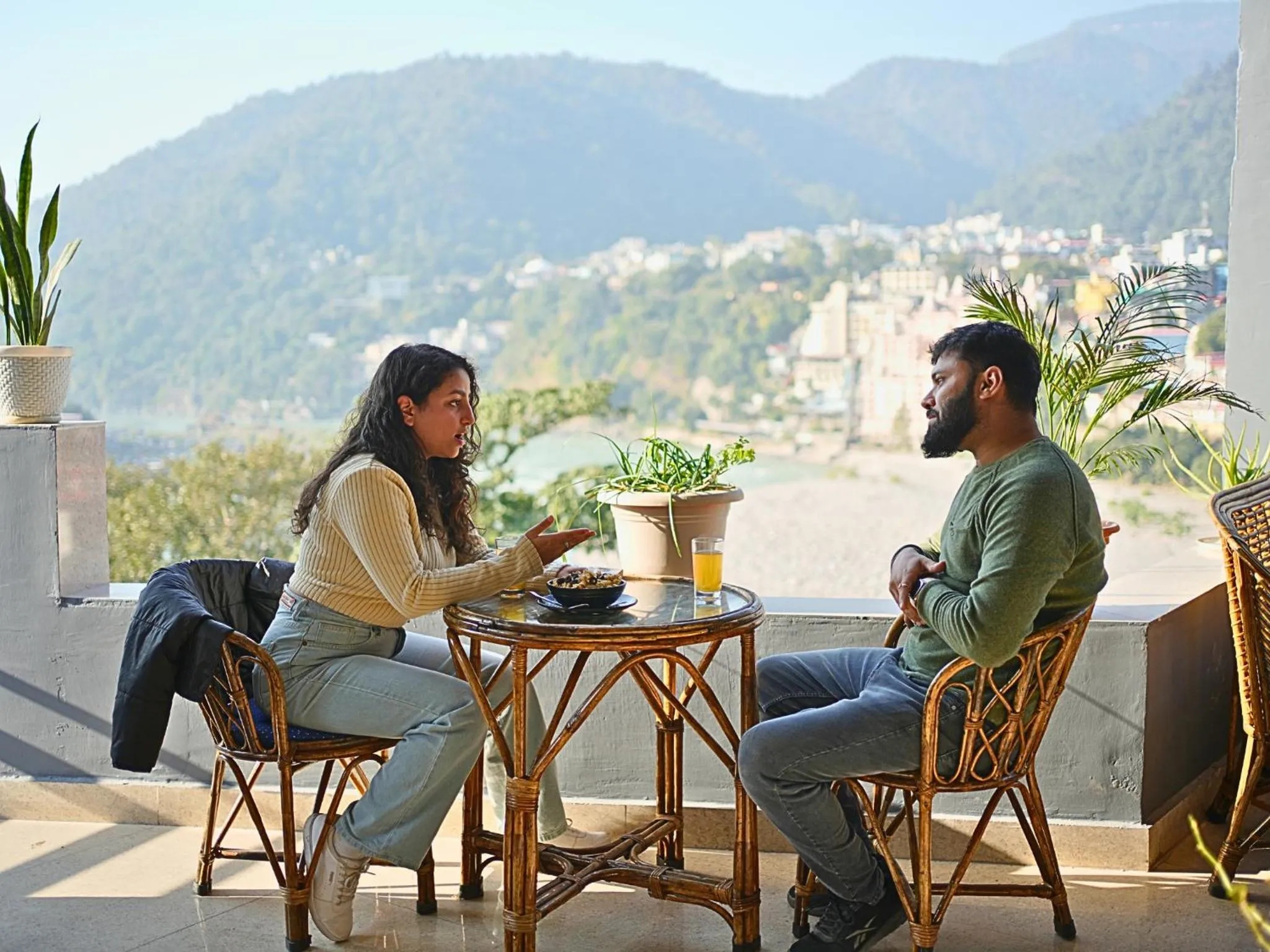 Day in Skyard Hostel Rishikesh Laxman Jhula