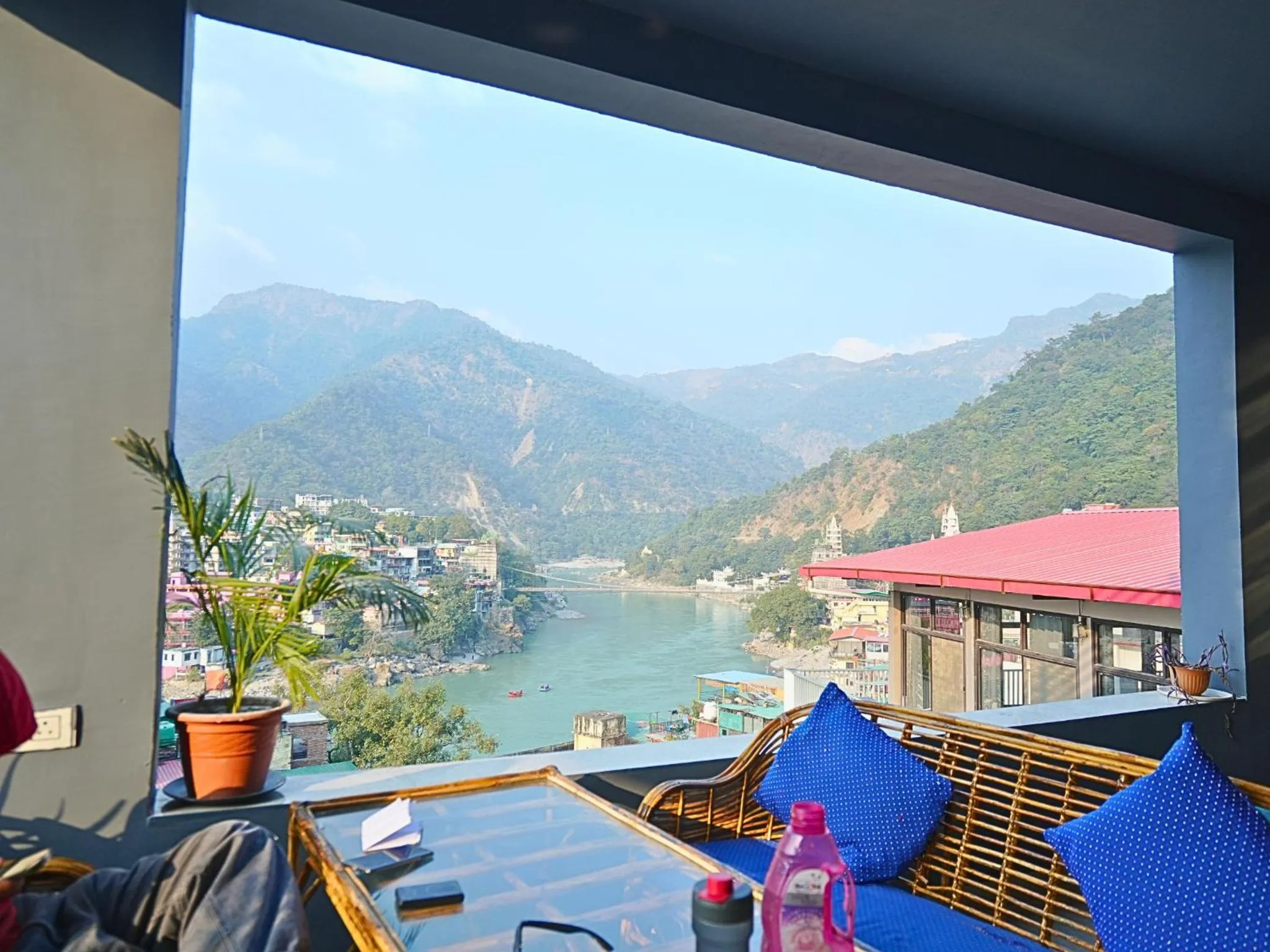 Nearby landmark in Skyard Hostel Rishikesh Laxman Jhula