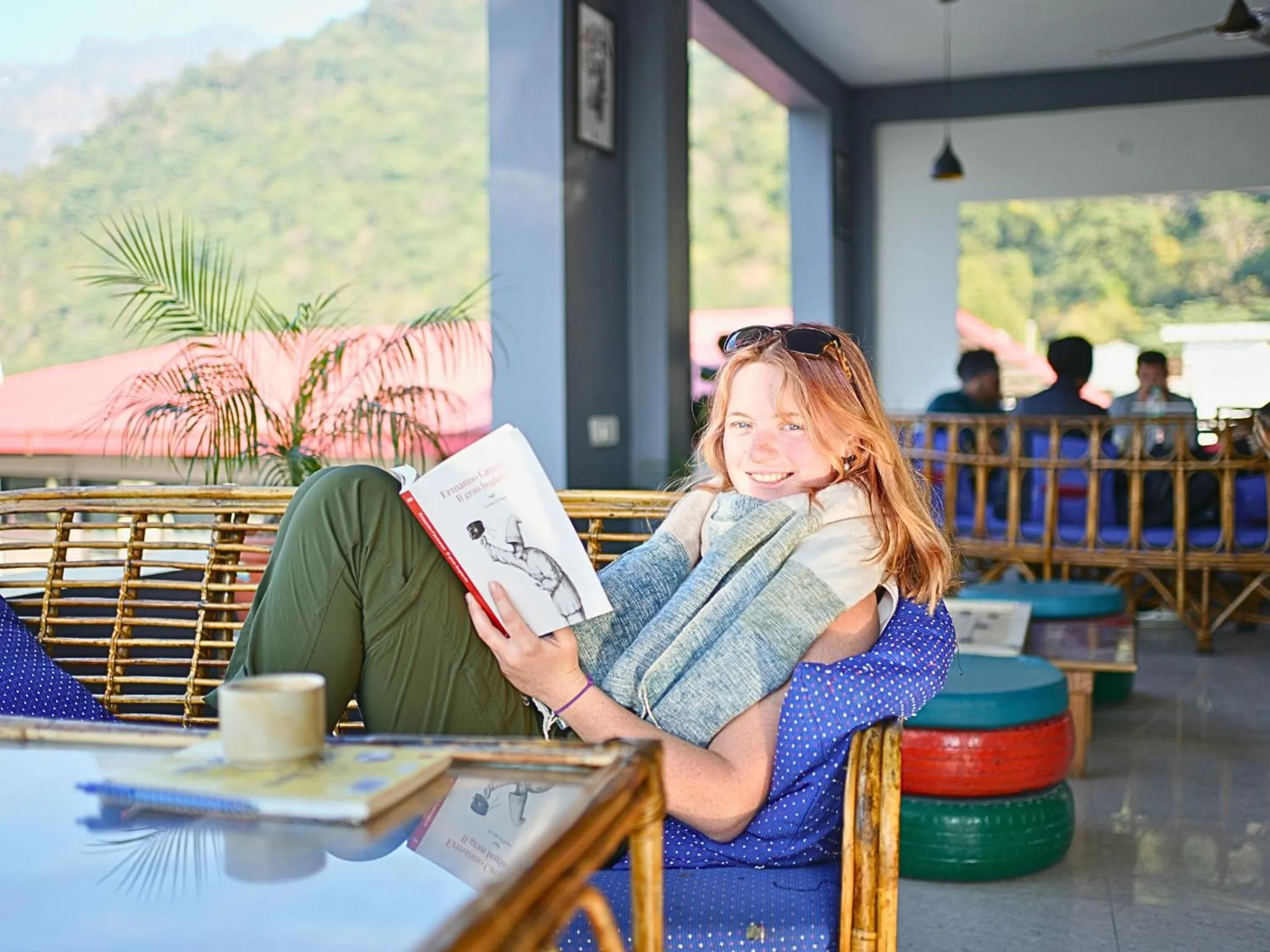 Restaurant/places to eat in Skyard Hostel Rishikesh Laxman Jhula