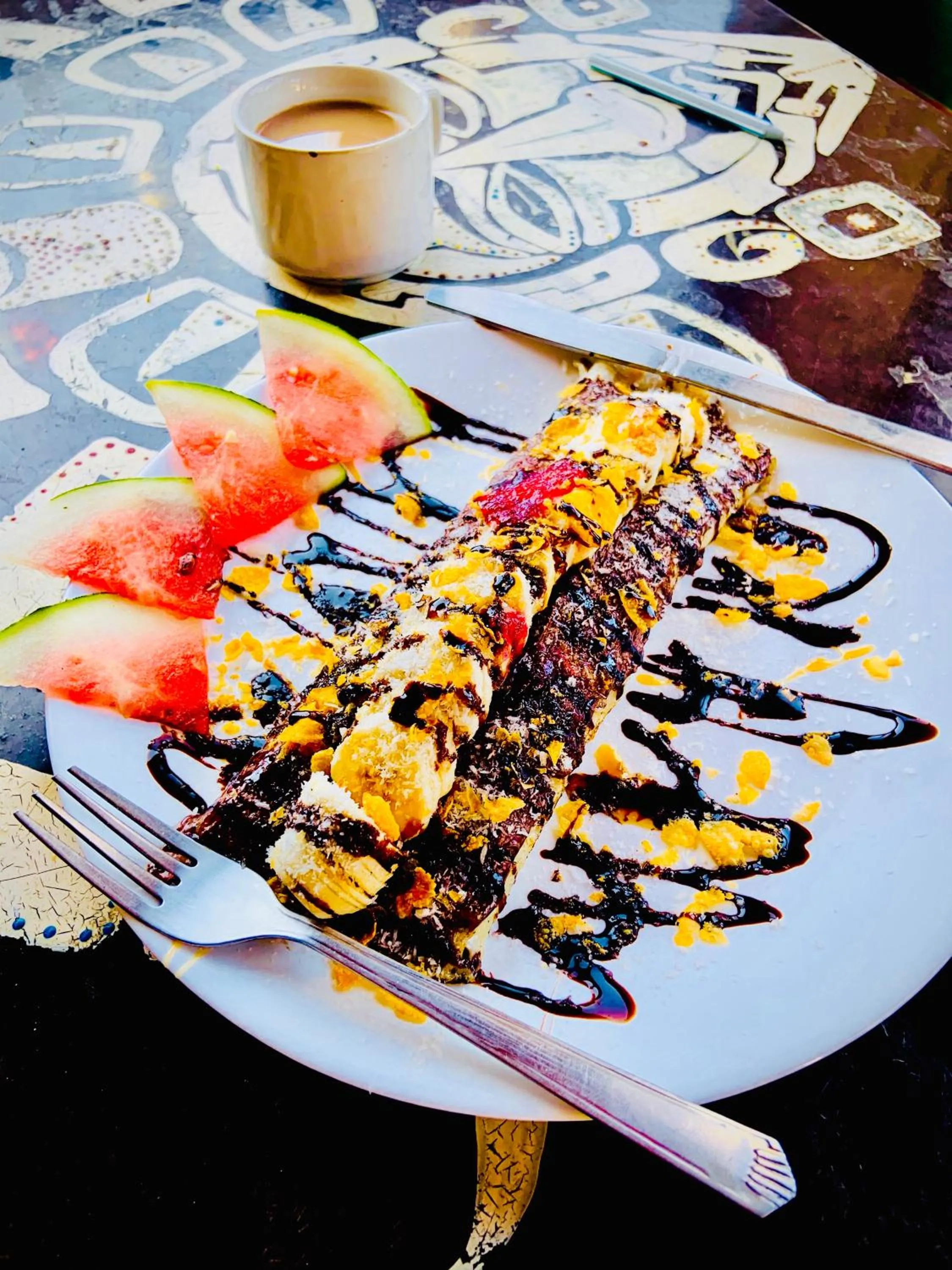 Natural landscape in Skyard Hostel Rishikesh Laxman Jhula