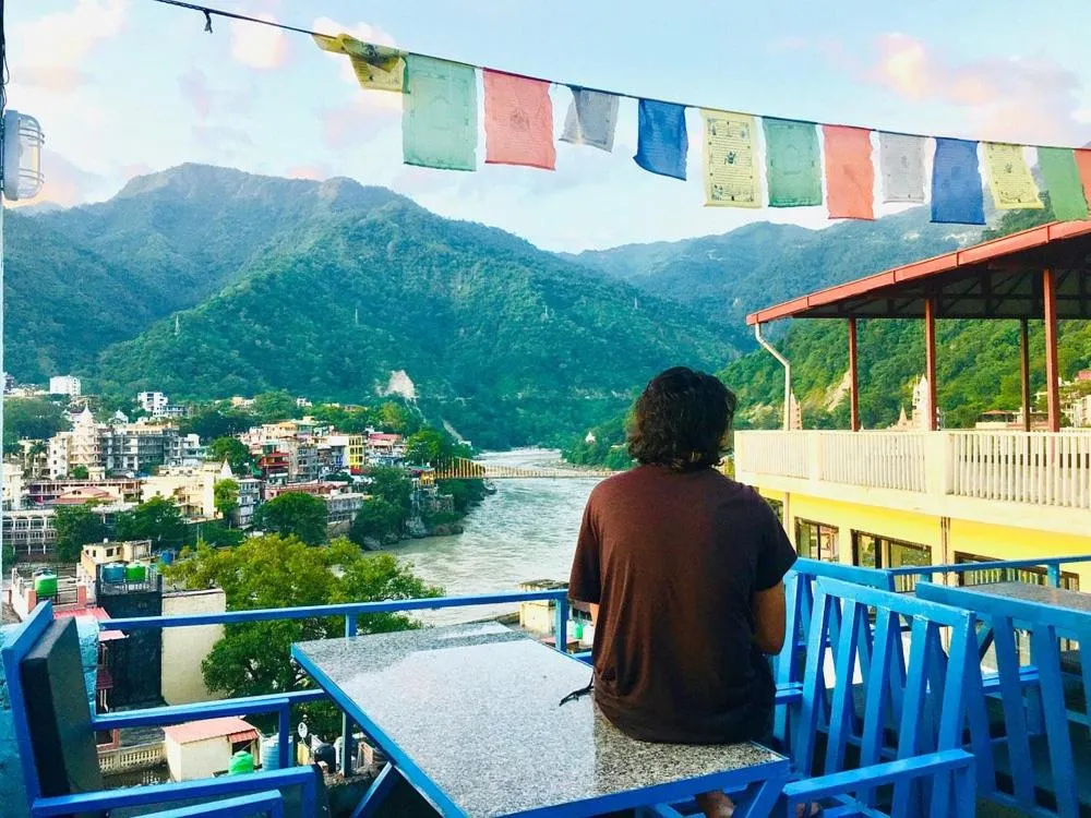 Nearby landmark in Skyard Hostel Rishikesh Laxman Jhula