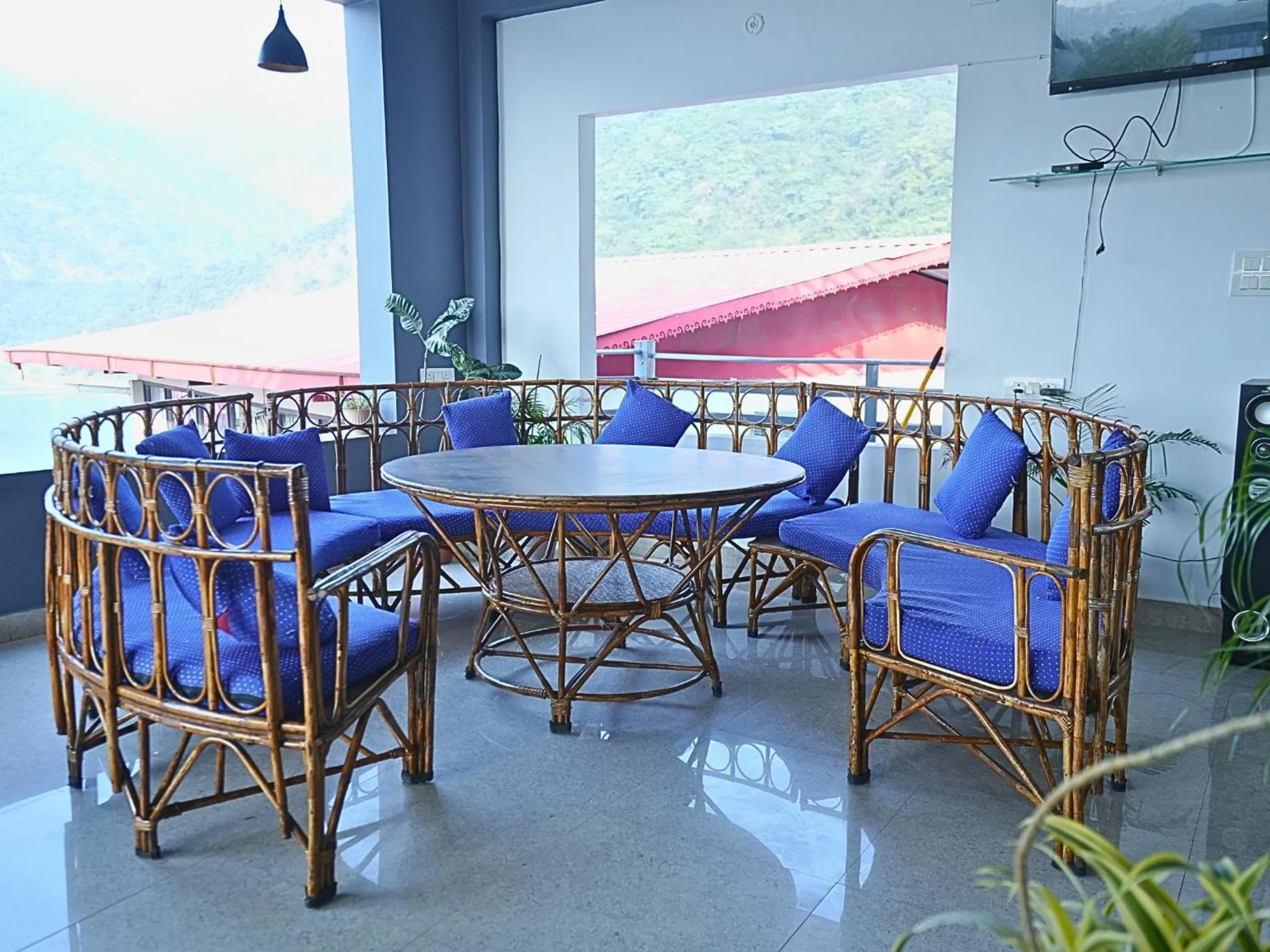 Natural landscape in Skyard Hostel Rishikesh Laxman Jhula