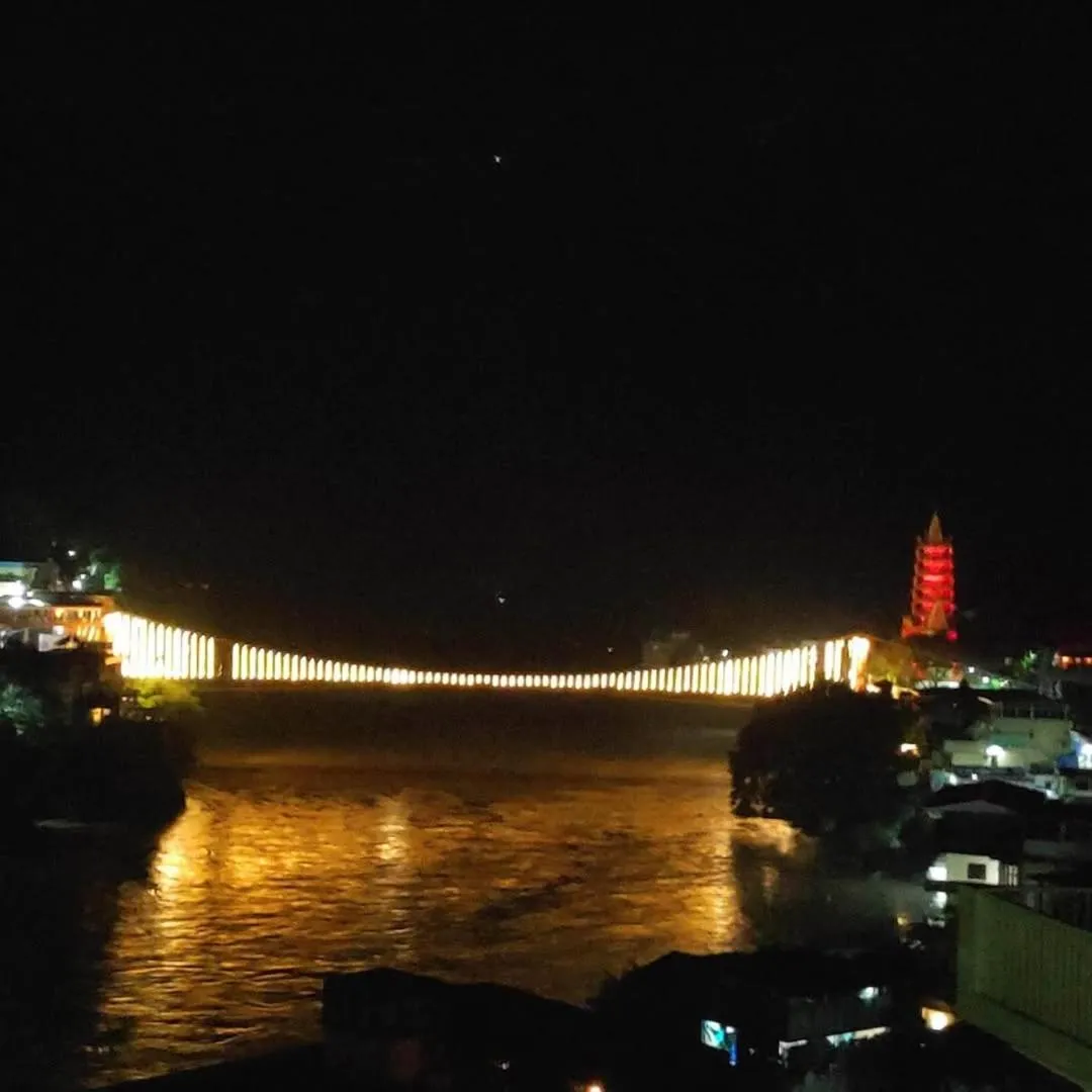 Night in Skyard Hostel Rishikesh Laxman Jhula