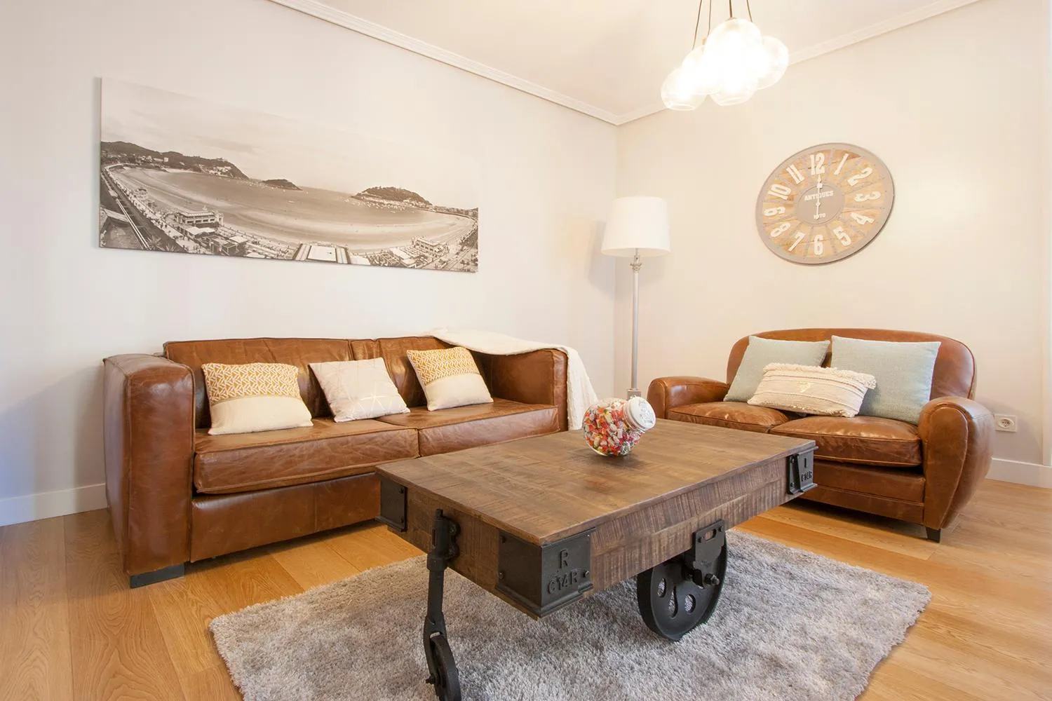 Living room in Gerezi - Basque Stay