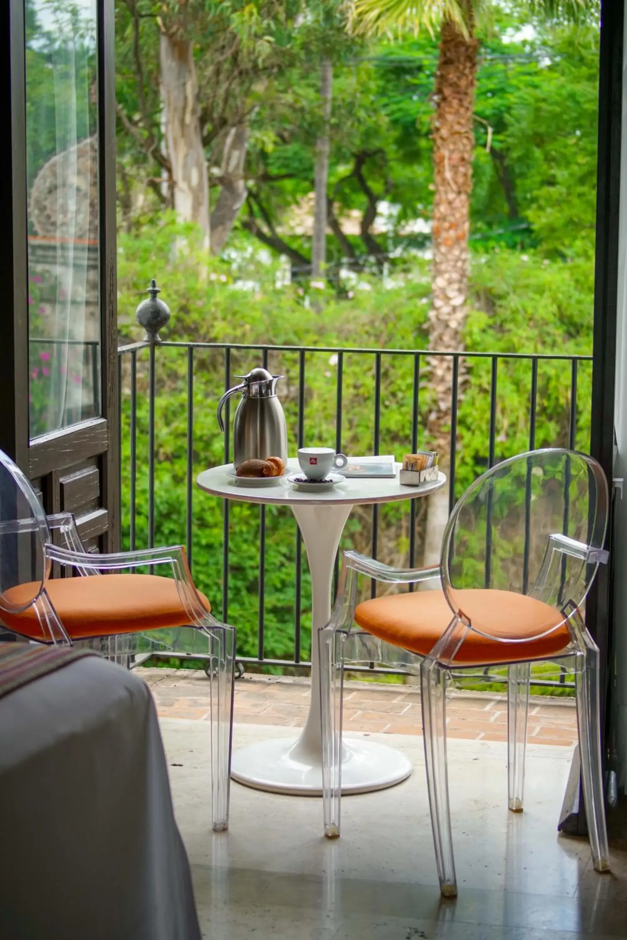 Balcony/Terrace in Anticavilla Hotel Restaurante & Spa Balcony/Terrace in Anticavilla Hotel Restaurante & Spa