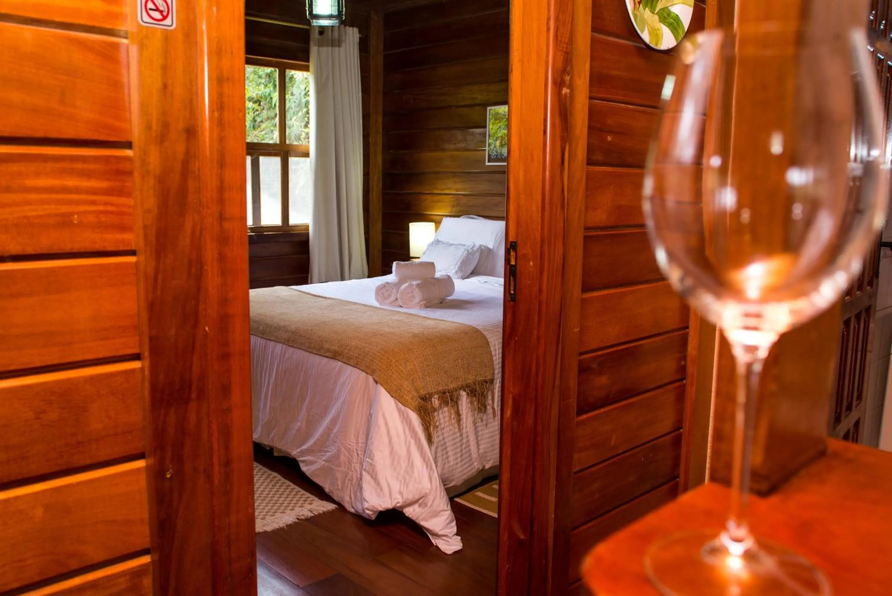 Bed in Chez Domaine Pousada Organica