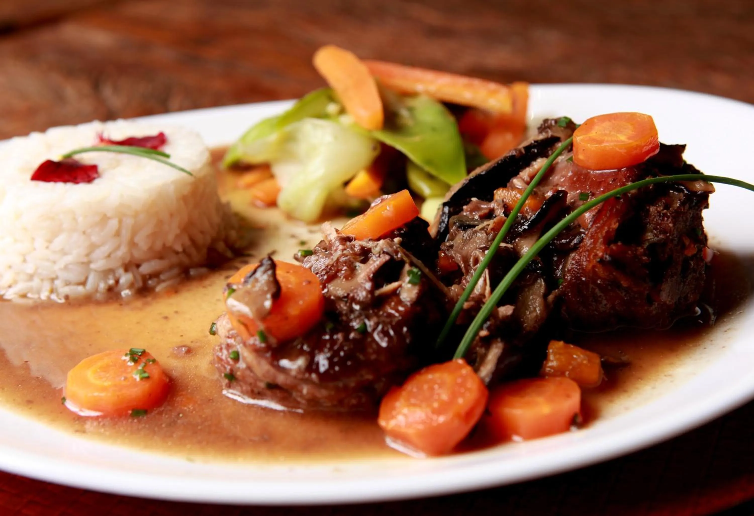 Restaurant/places to eat in Chez Domaine Pousada Organica