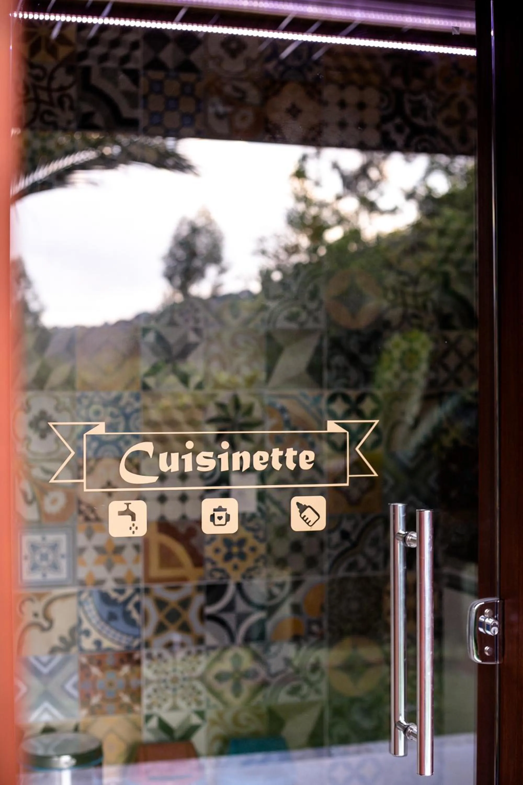 Kitchen or kitchenette in Chez Domaine Pousada Organica