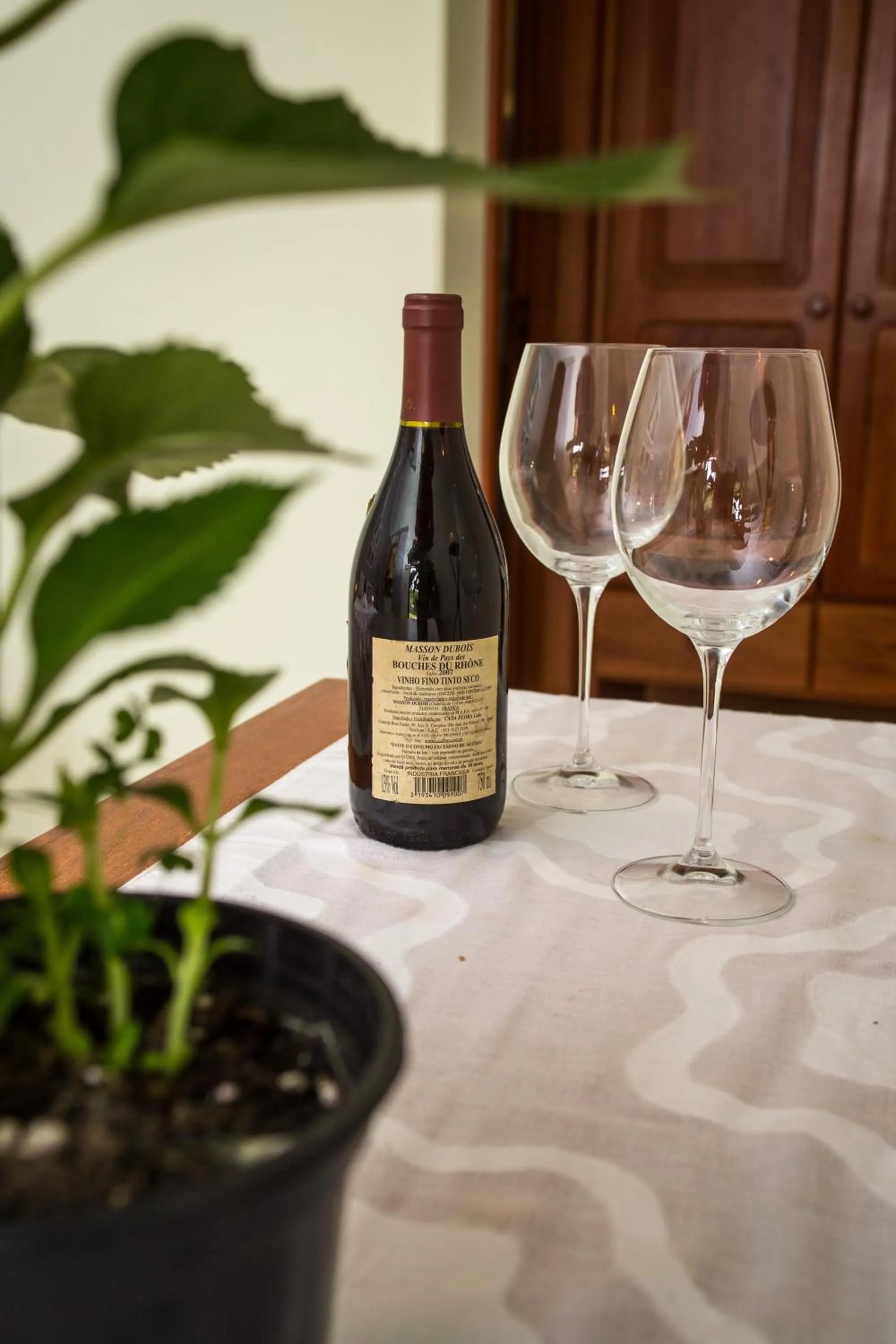 Alcoholic drinks in Chez Domaine Pousada Organica