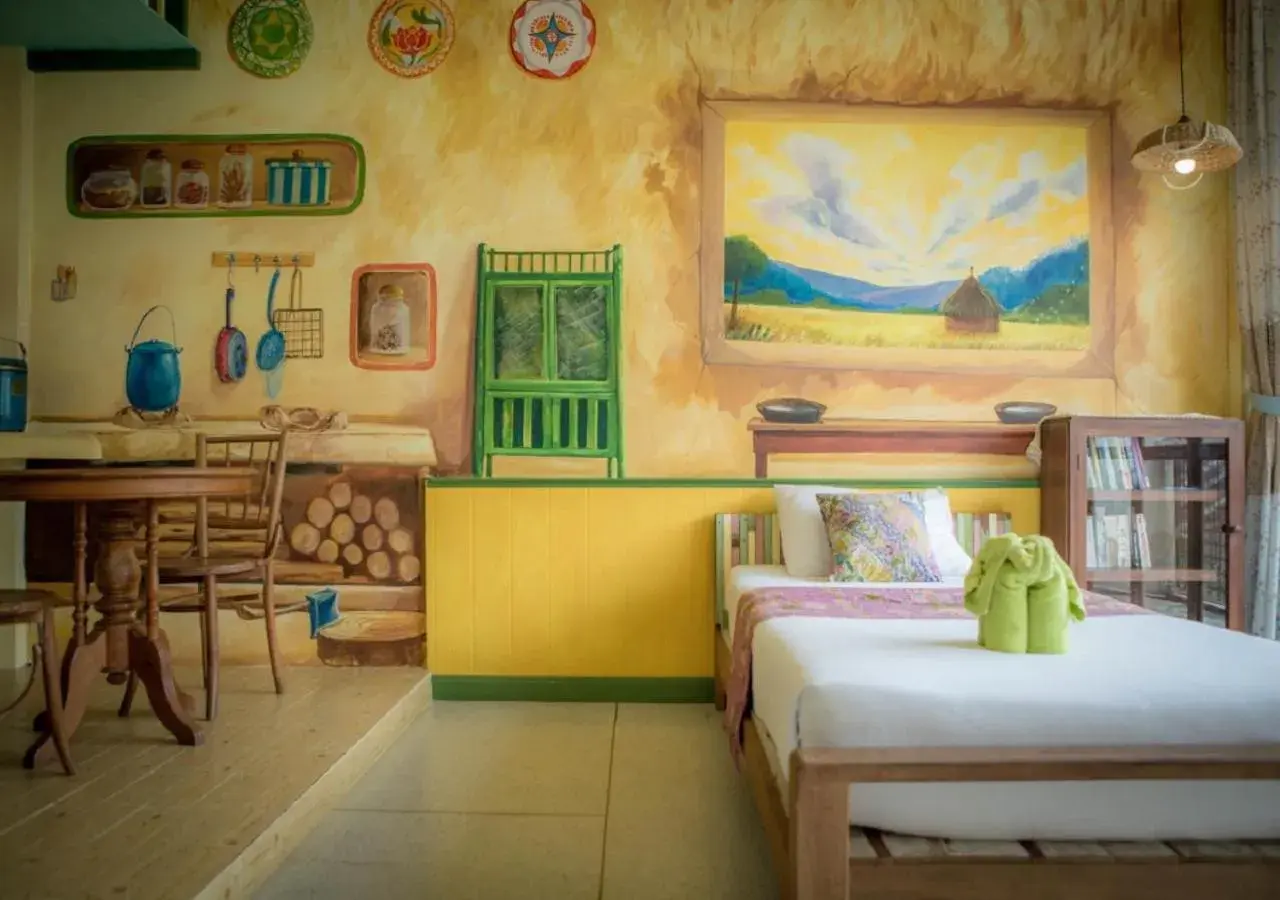 Photo of the whole room, Bed in Phranakorn-Nornlen Photo of the whole room, Bed in Phranakorn-Nornlen