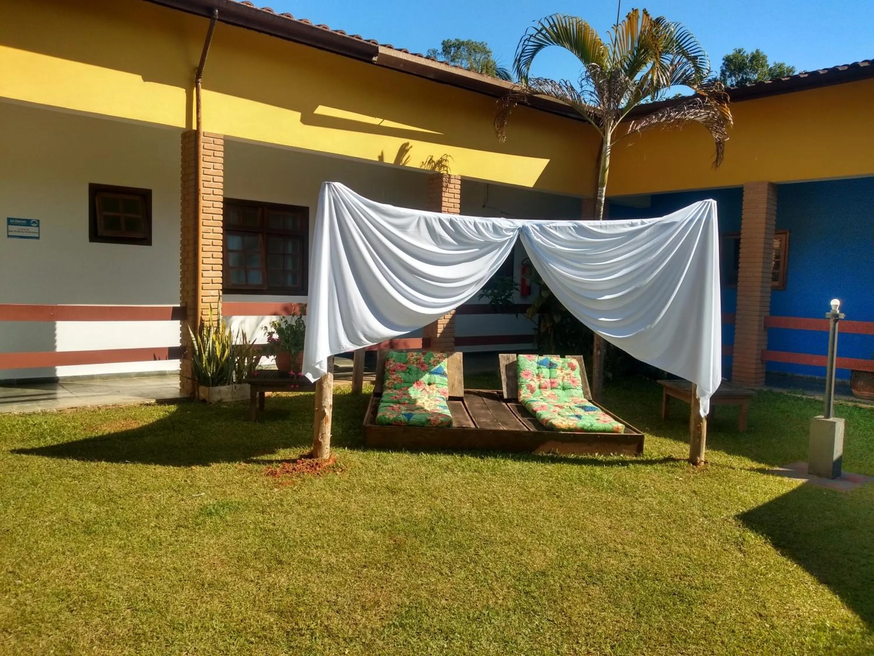Garden view in Francis Hotel Pousada