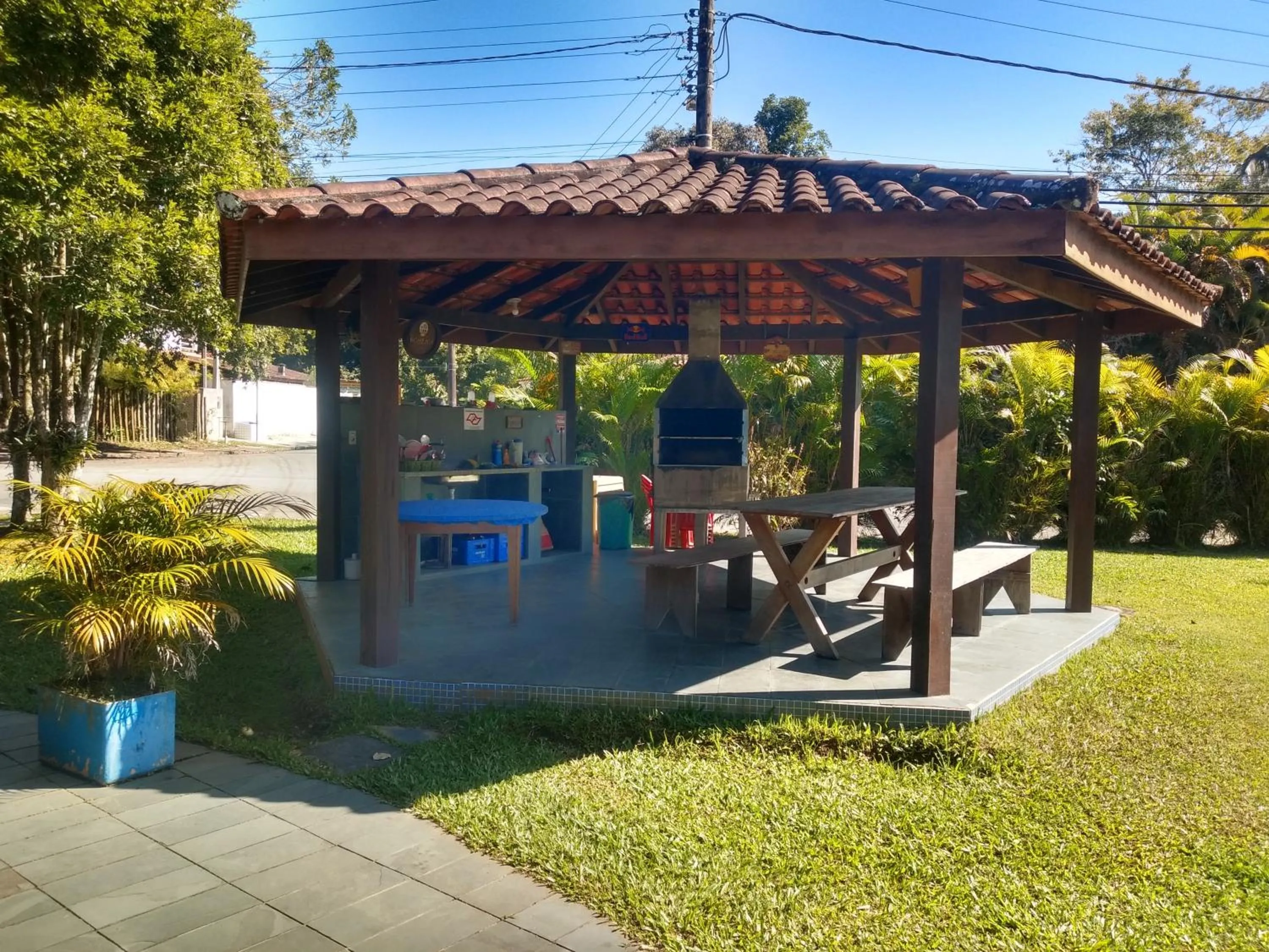 BBQ facilities in Francis Hotel Pousada
