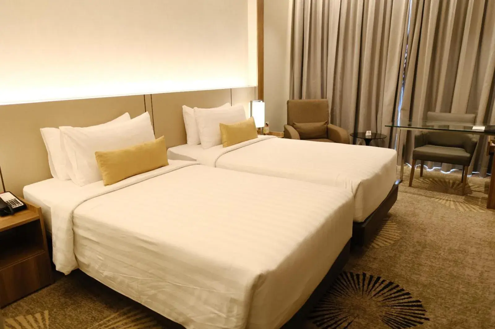 Bed in The Premiere Hotel Pekanbaru Bed in The Premiere Hotel Pekanbaru