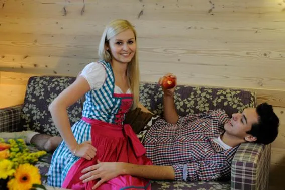 group of guests in Hotel Huber Hochland