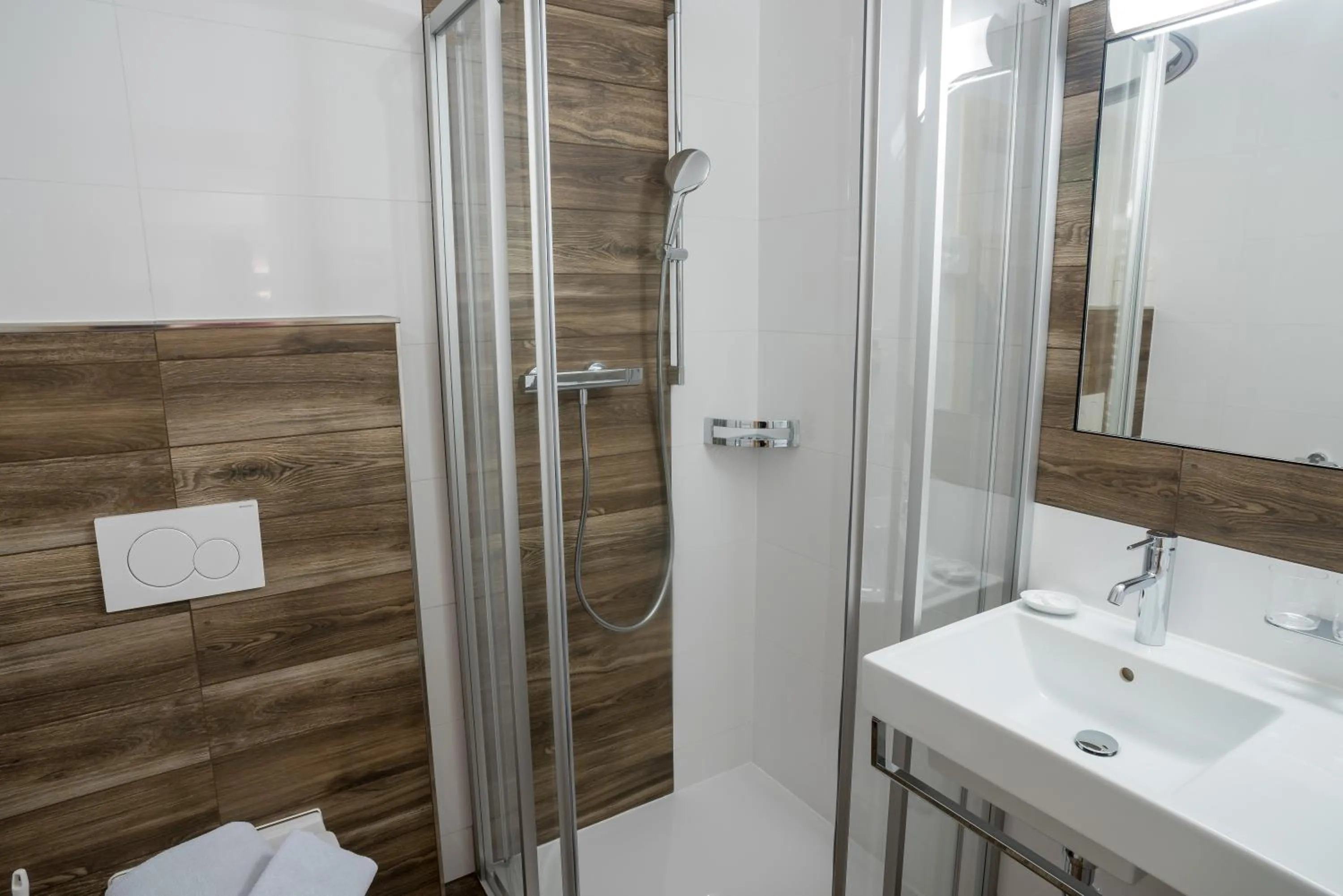 Bathroom in Hotel Huber Hochland