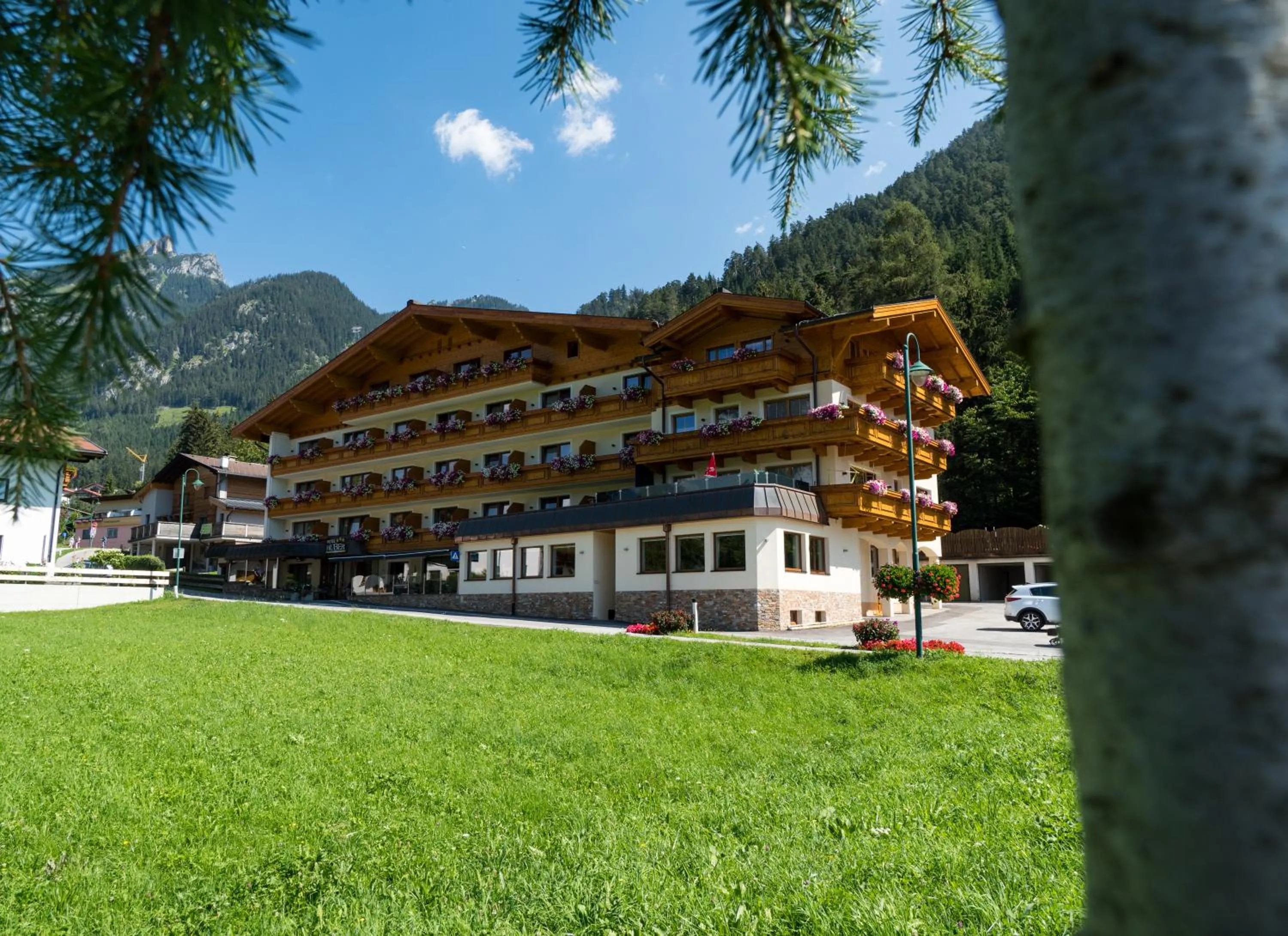 Property building in Hotel Huber Hochland