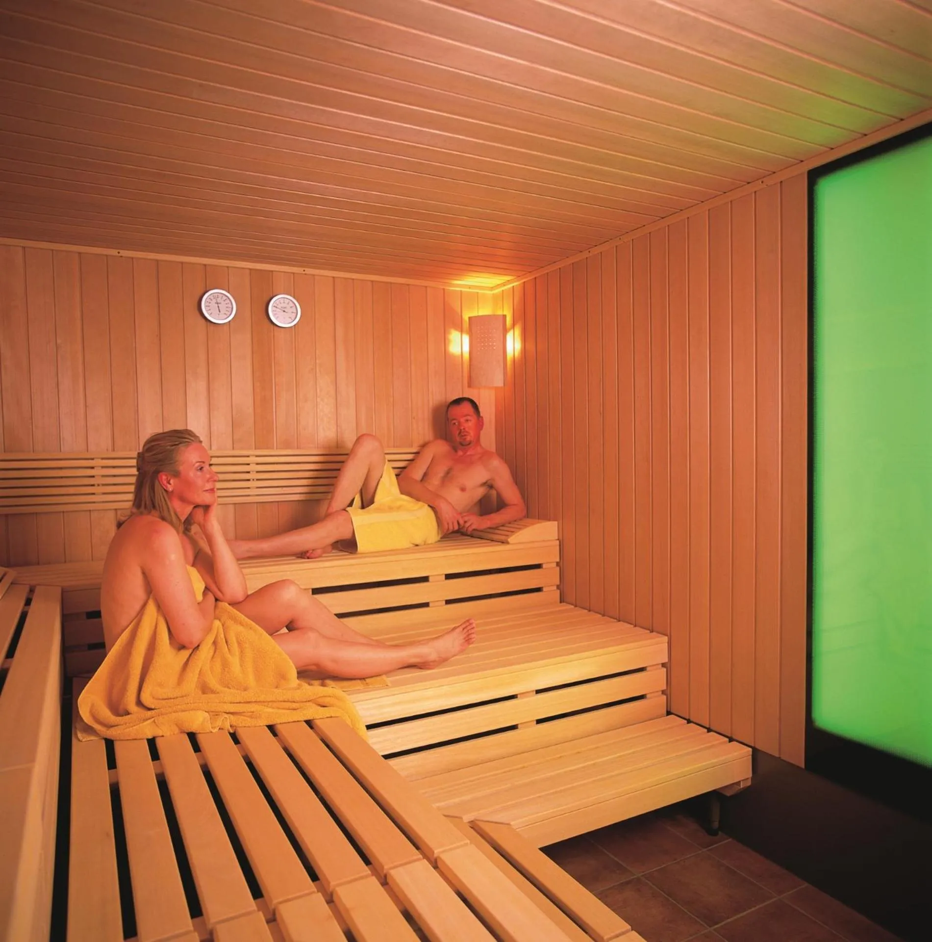 Sauna in Hotel Huber Hochland