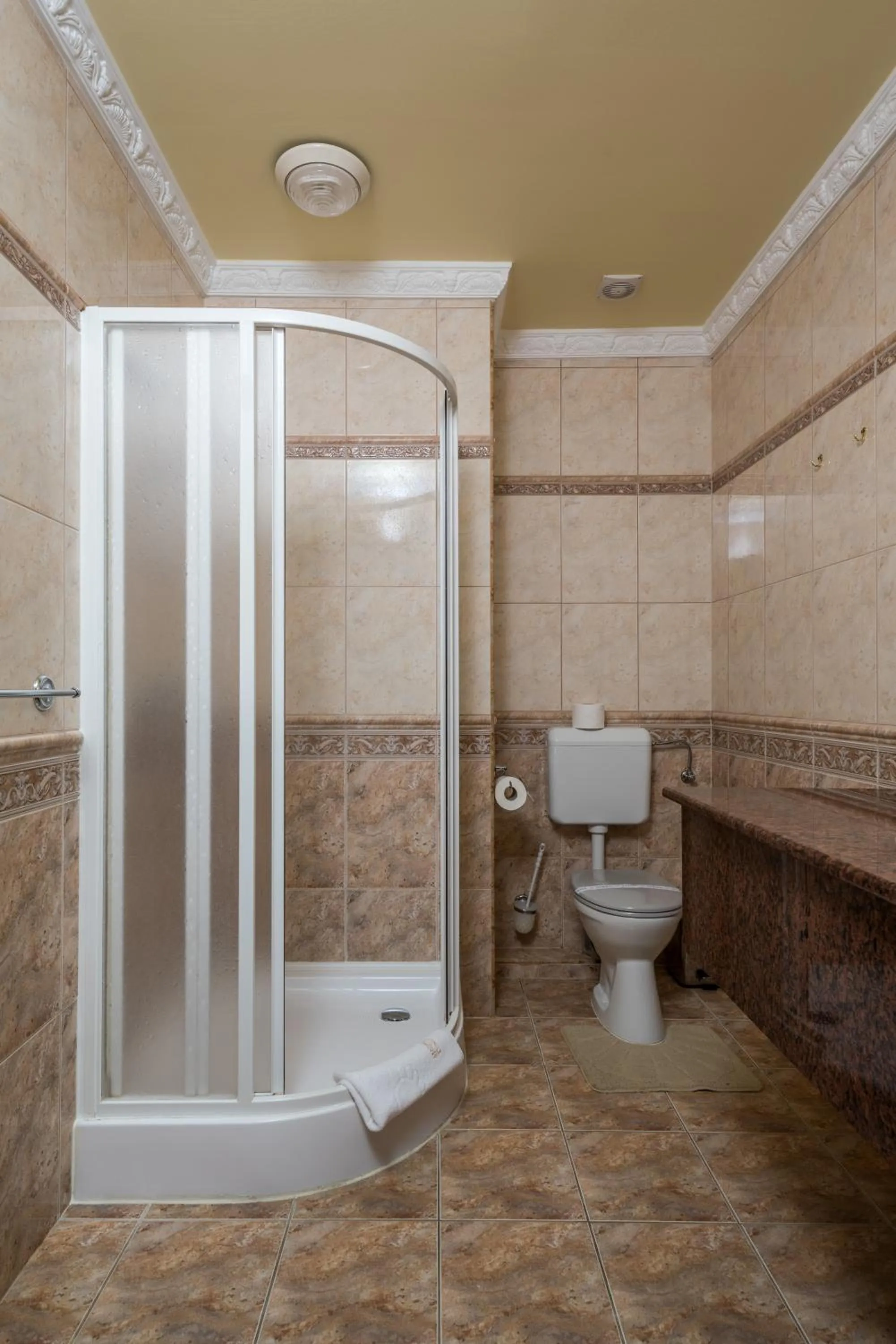 Shower in Hotel Bíbic és Tüskevár Étterem és Horgásztó