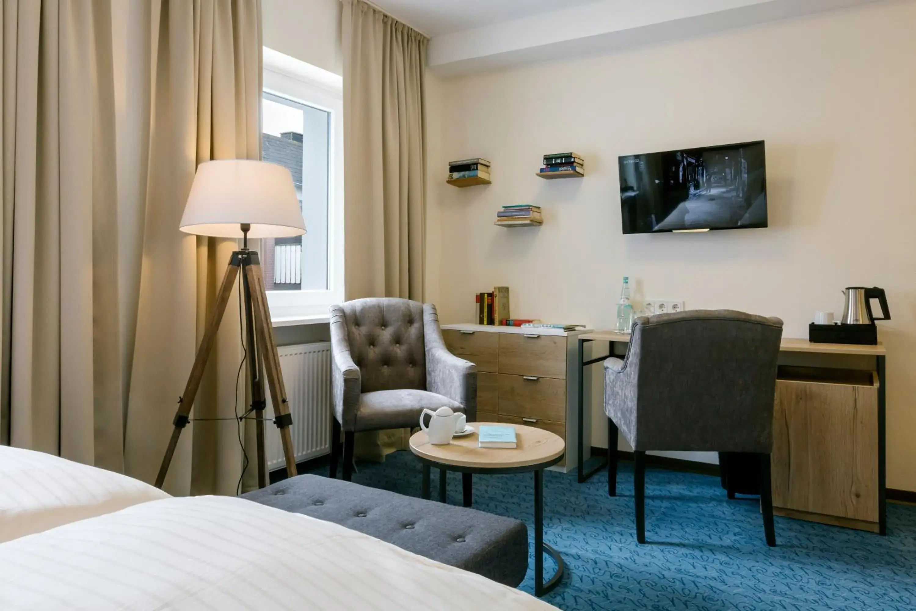 TV and multimedia, Bed in Hotel auf den Hummerklippen TV and multimedia, Bed in Hotel auf den Hummerklippen