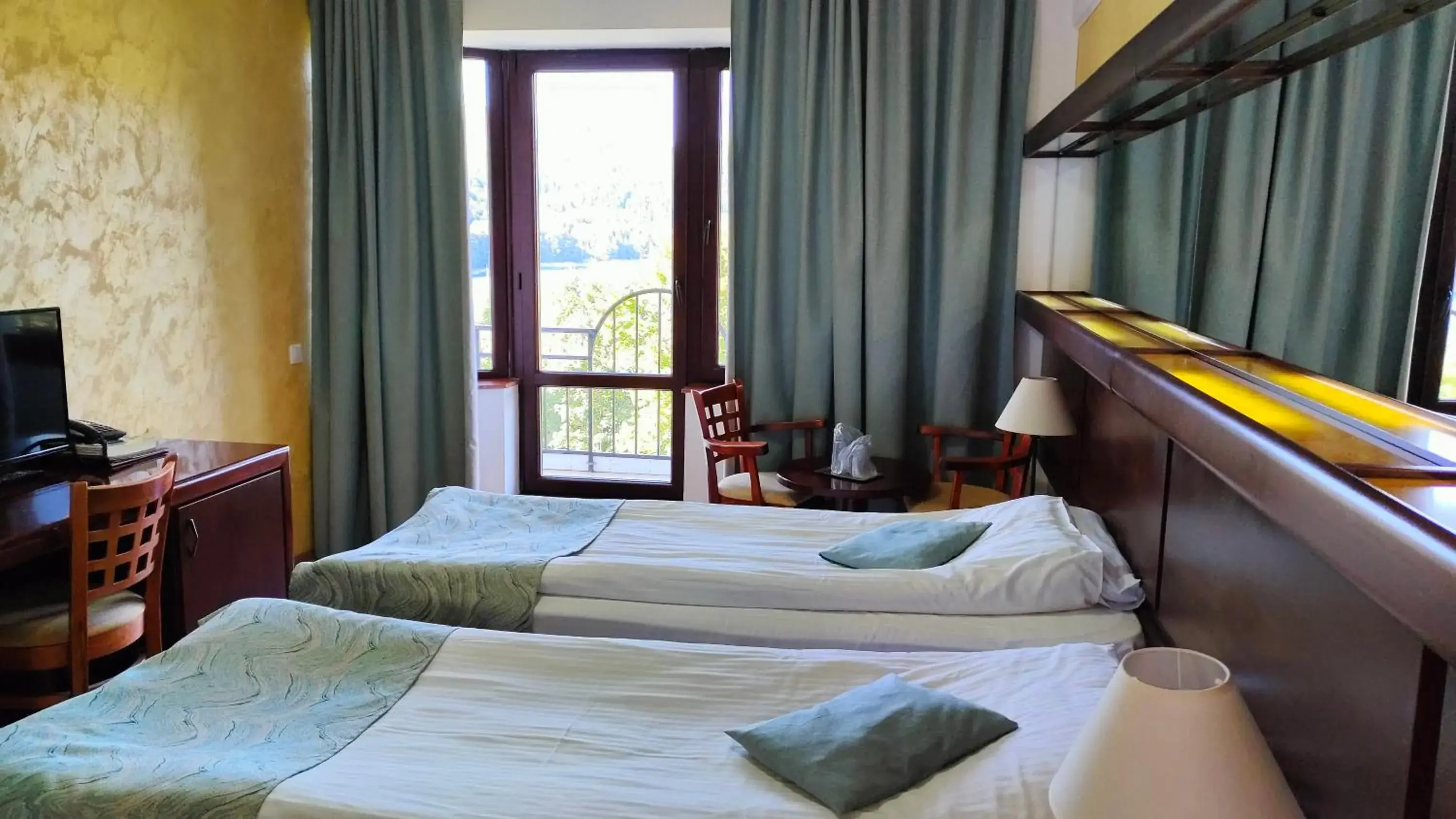 Twin Room with Lake View in Hotel Valea cu Pesti Twin Room with Lake View in Hotel Valea cu Pesti