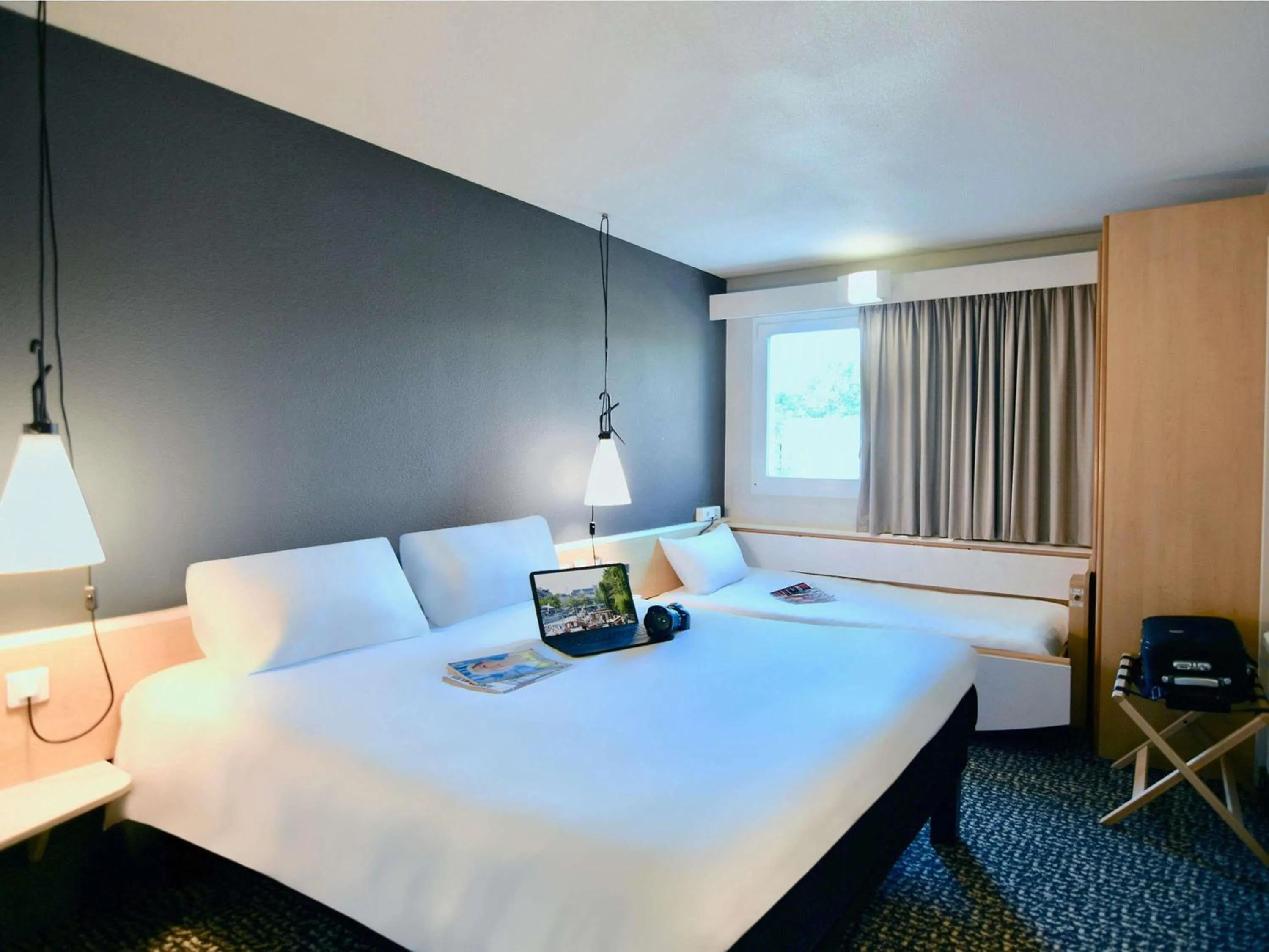 Bedroom, Bed in Ibis Nantes la Beaujoire Parc Expo