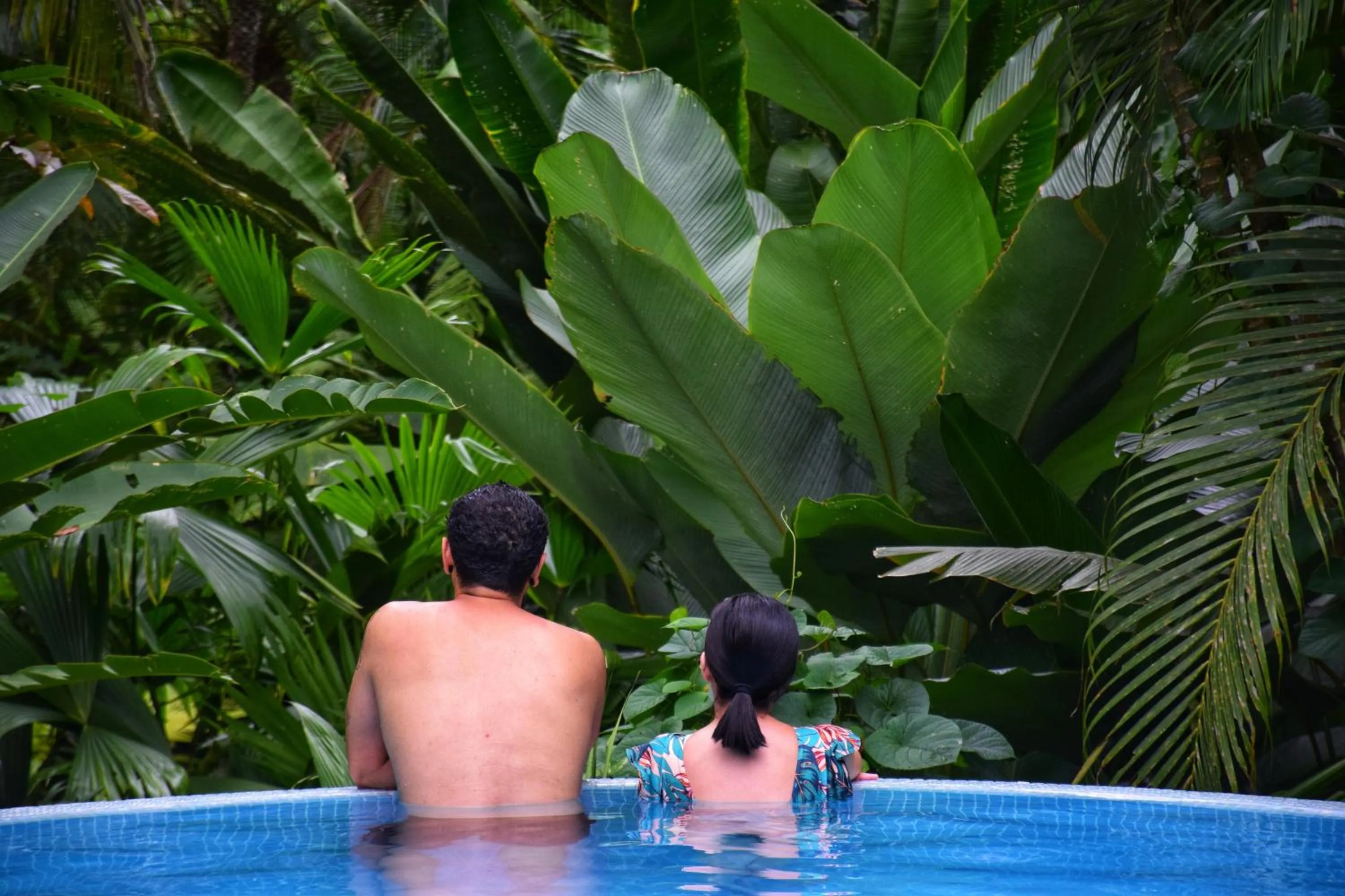 Pool view in The Falls at Manuel Antonio