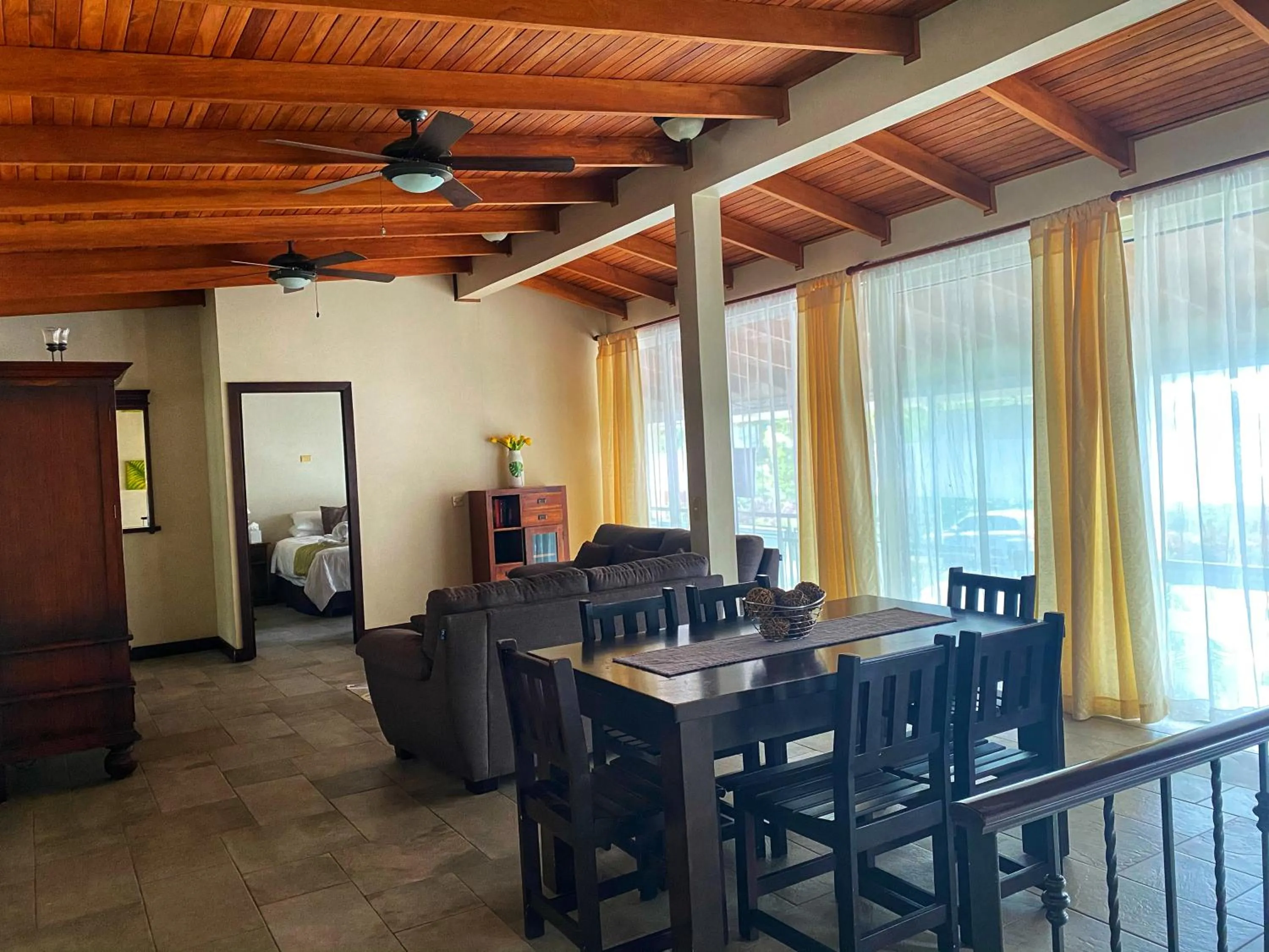 Dining area in The Falls at Manuel Antonio