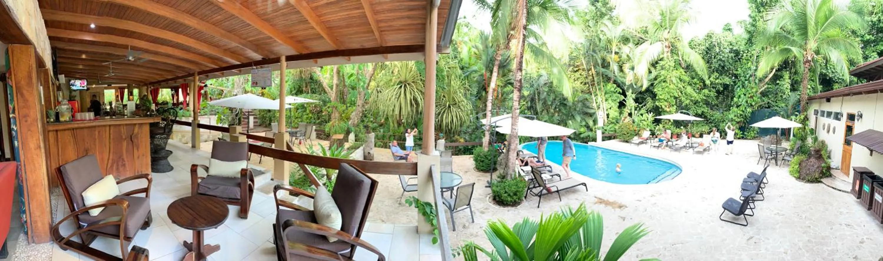 Pool view in The Falls at Manuel Antonio