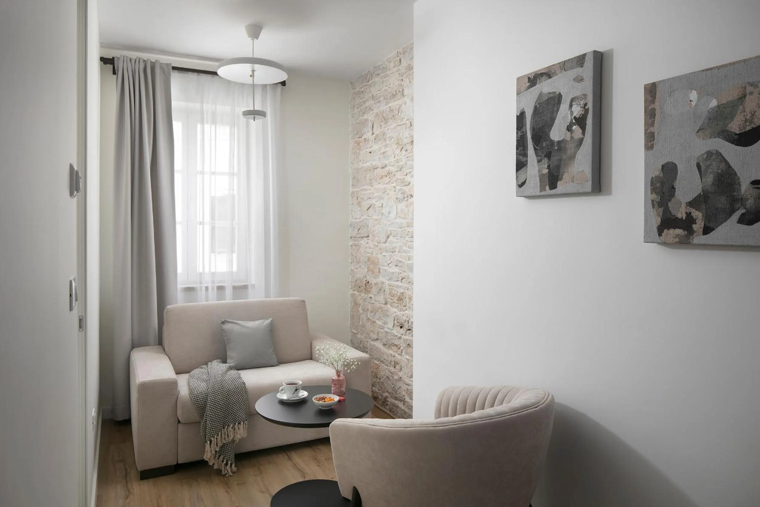 Seating area in Hotel La Grisa