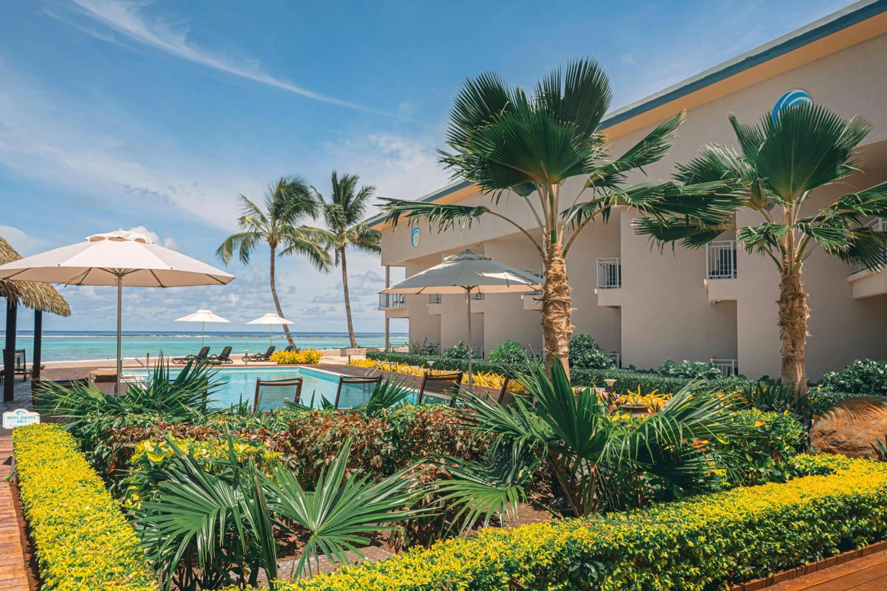 Garden in Moana Sands Lagoon Resort - Adults Only